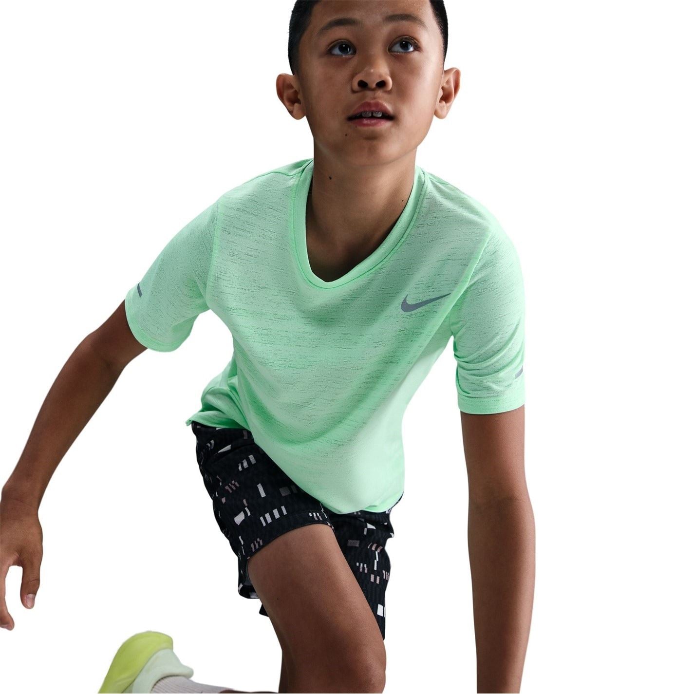 Nike Dri Fit Miler Big Kids (boys) Training Top