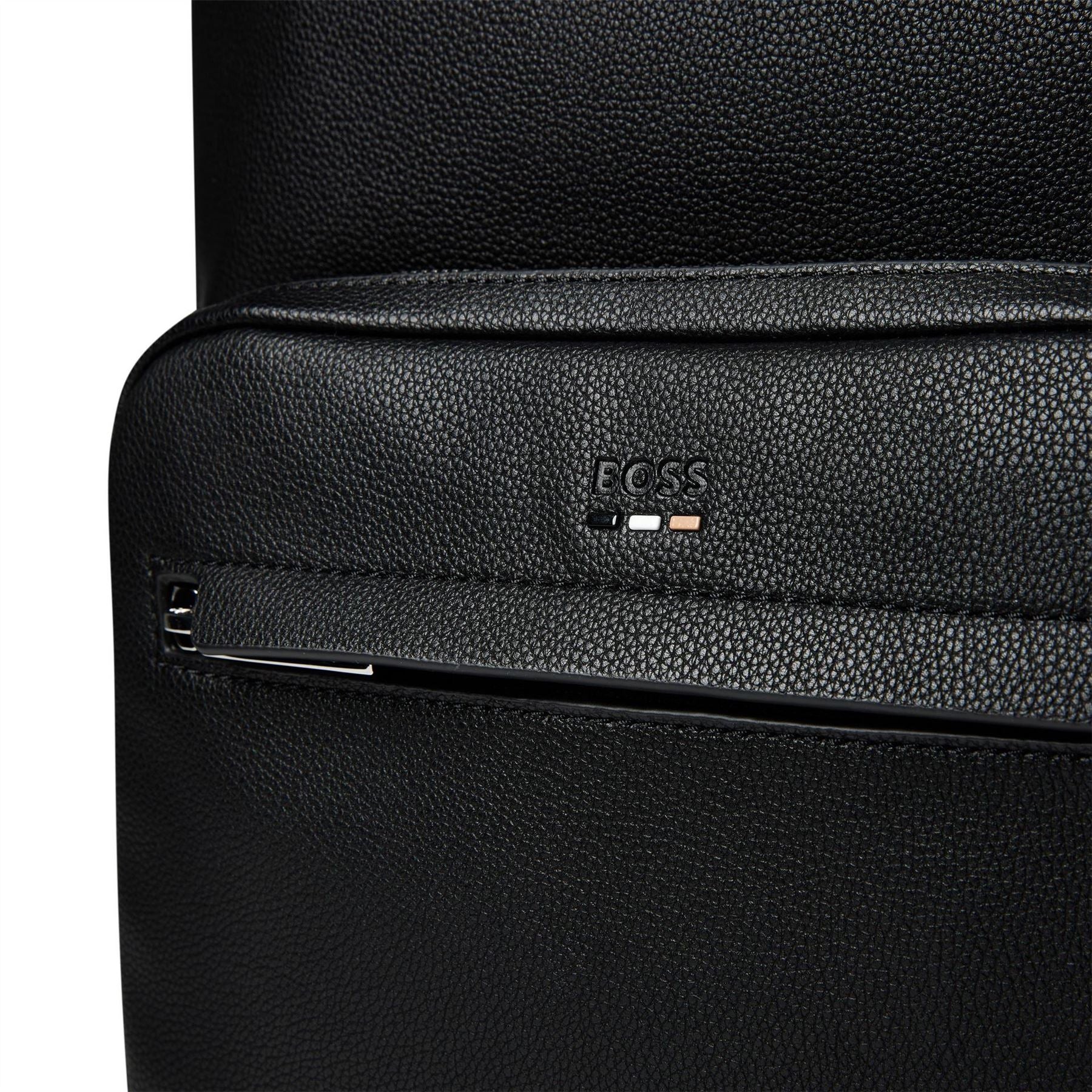 Boss Ray Durable Textured Leather Backpack
