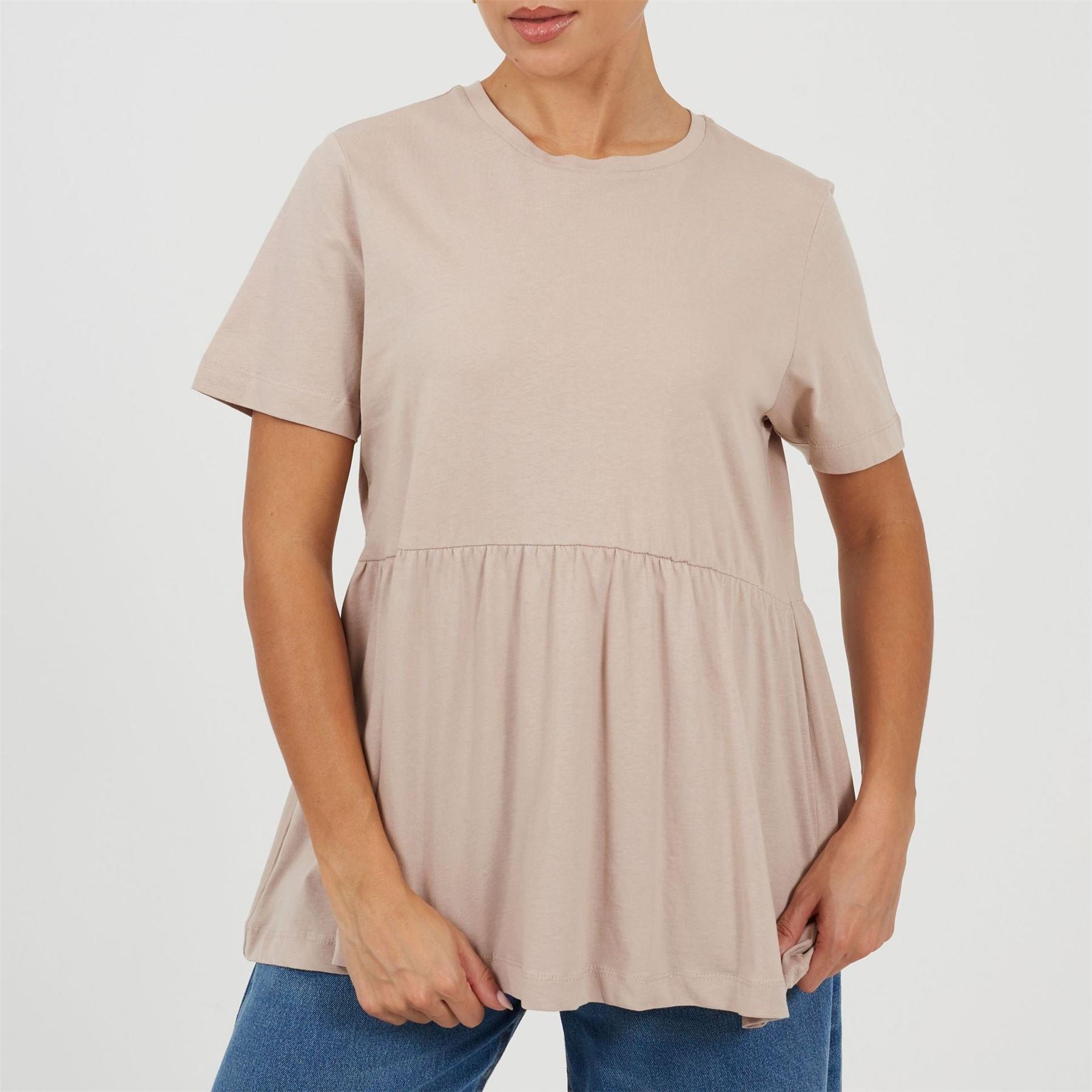 Brave Soul Crew Neck Short Sleeve Swing T-Shirt