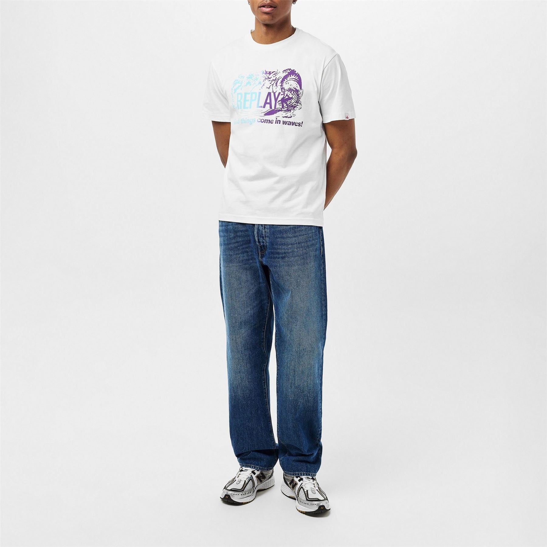 Replay Regular Fit Crew Neck Short Sleeve T-Shirt