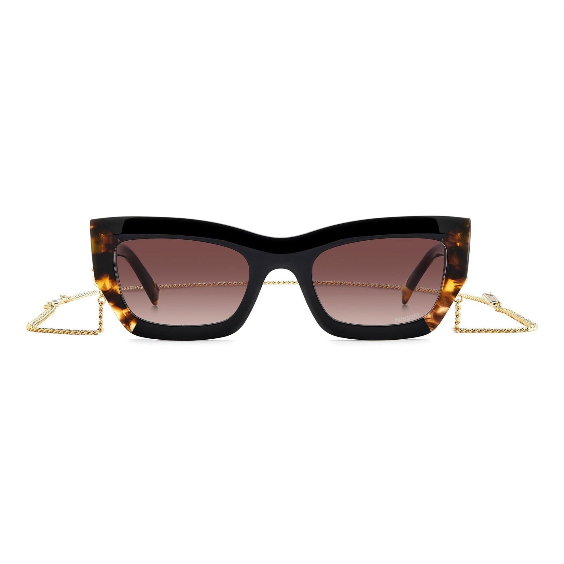 Missoni Rectangular Round Sunglasses