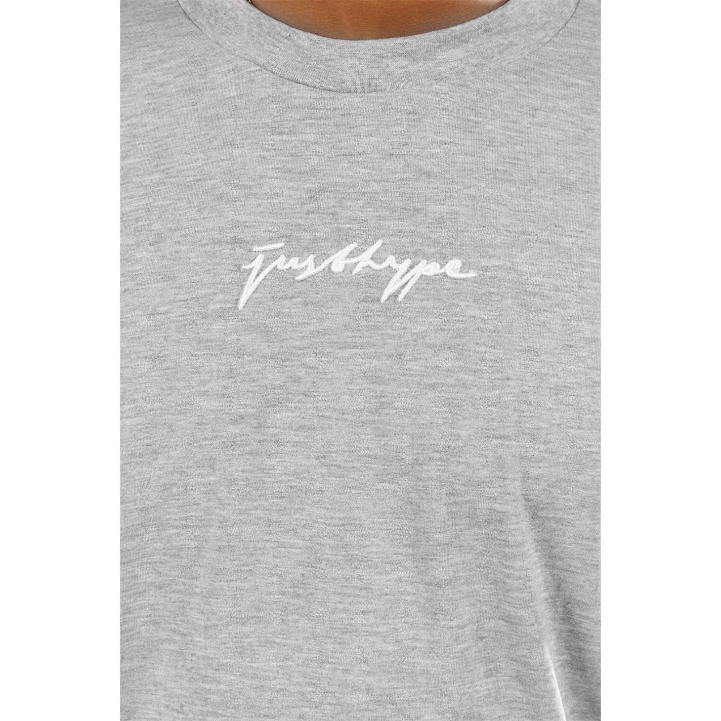 Hype Regular Fit Lettering Crew Neck T-Shirt