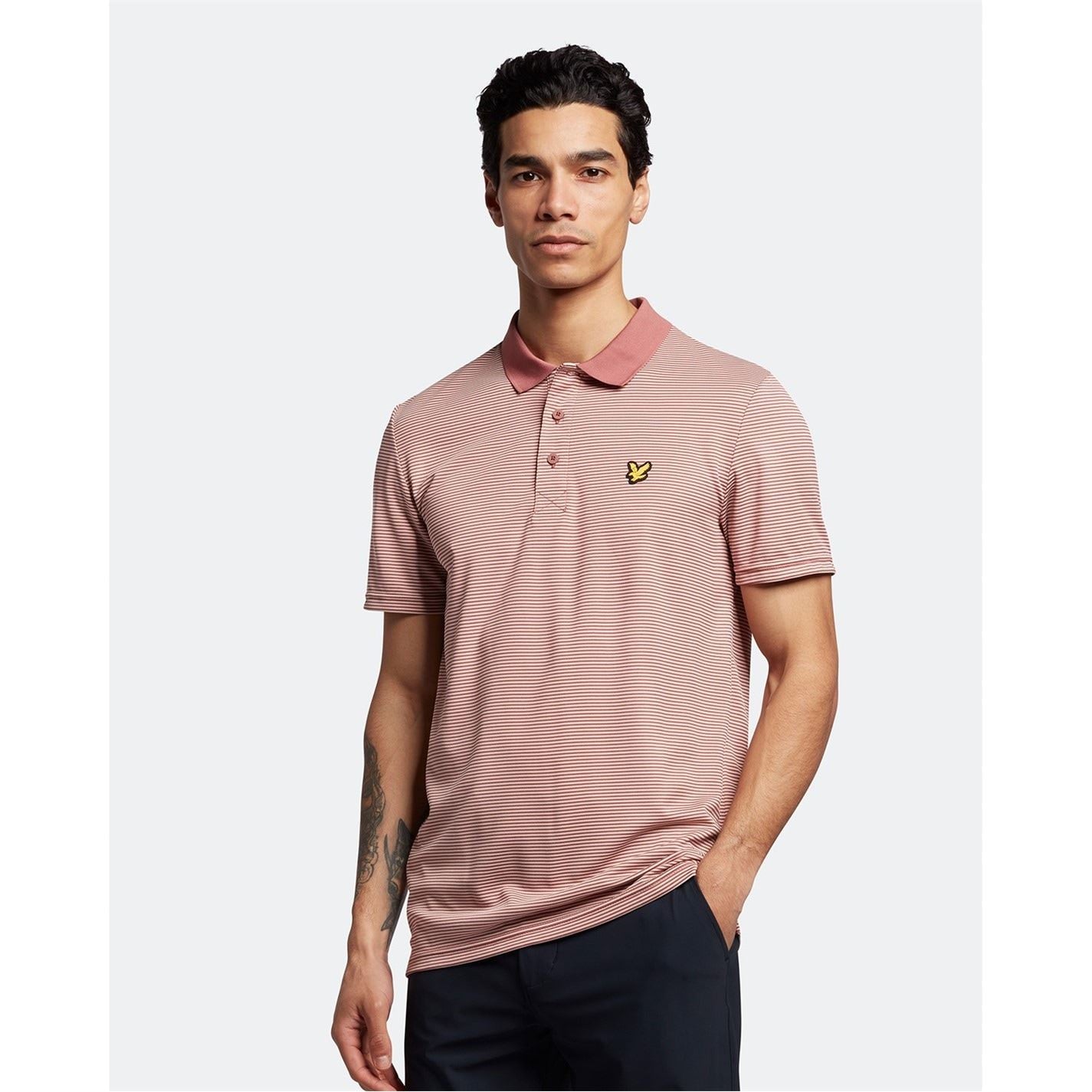 Lyle and Scott Golf Micro Regular Fit Athletic Shirt