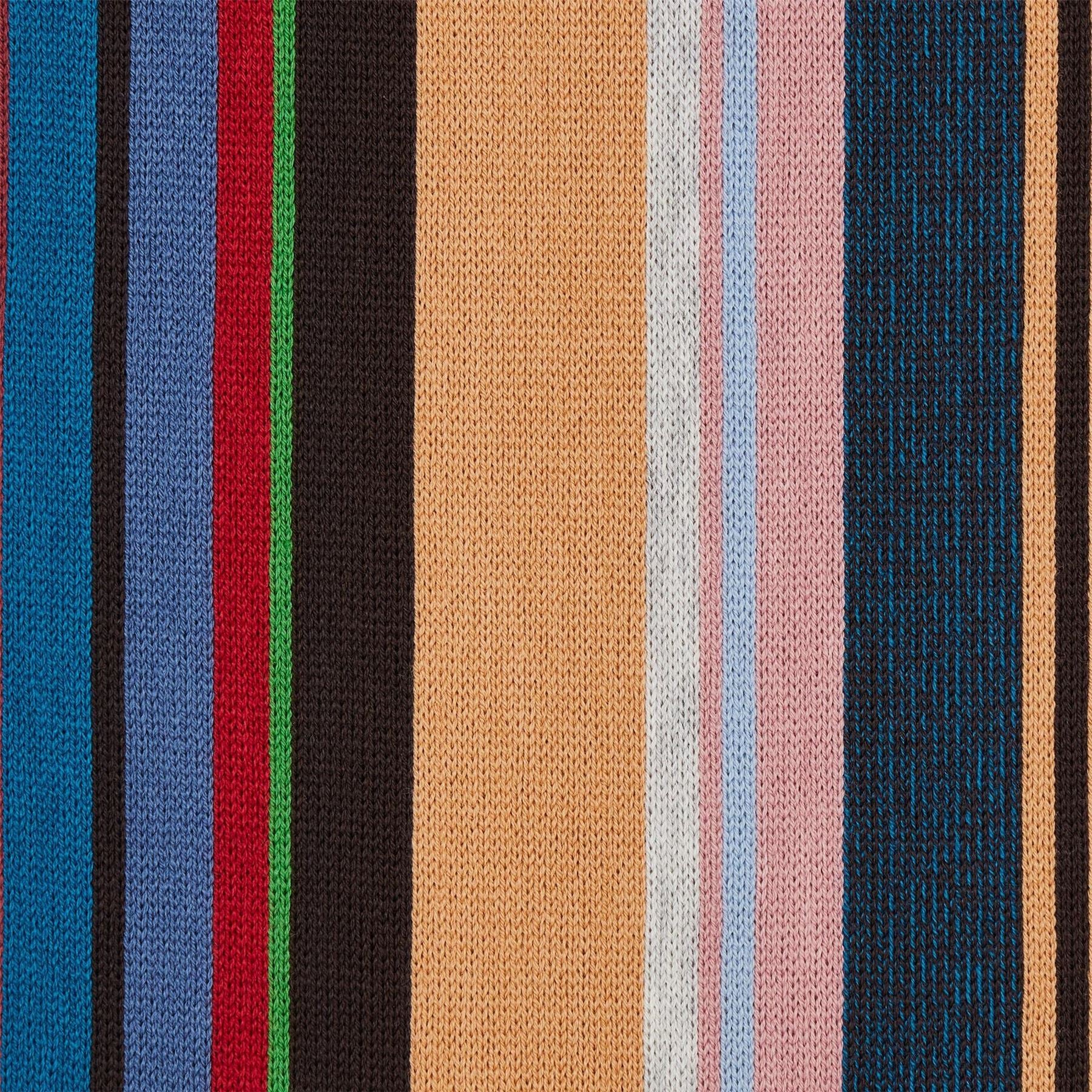 Paul Smith Twisted Stripe Wool Knitted Scarf
