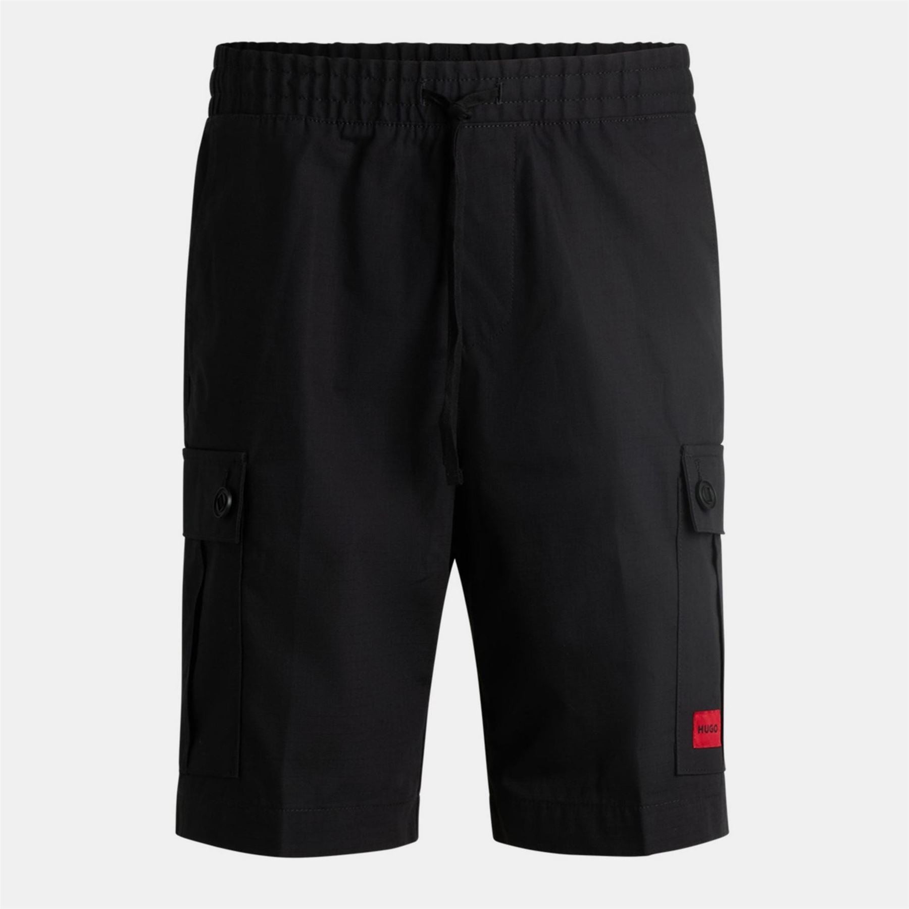 Hugo Logo Cotton Cargo Shorts