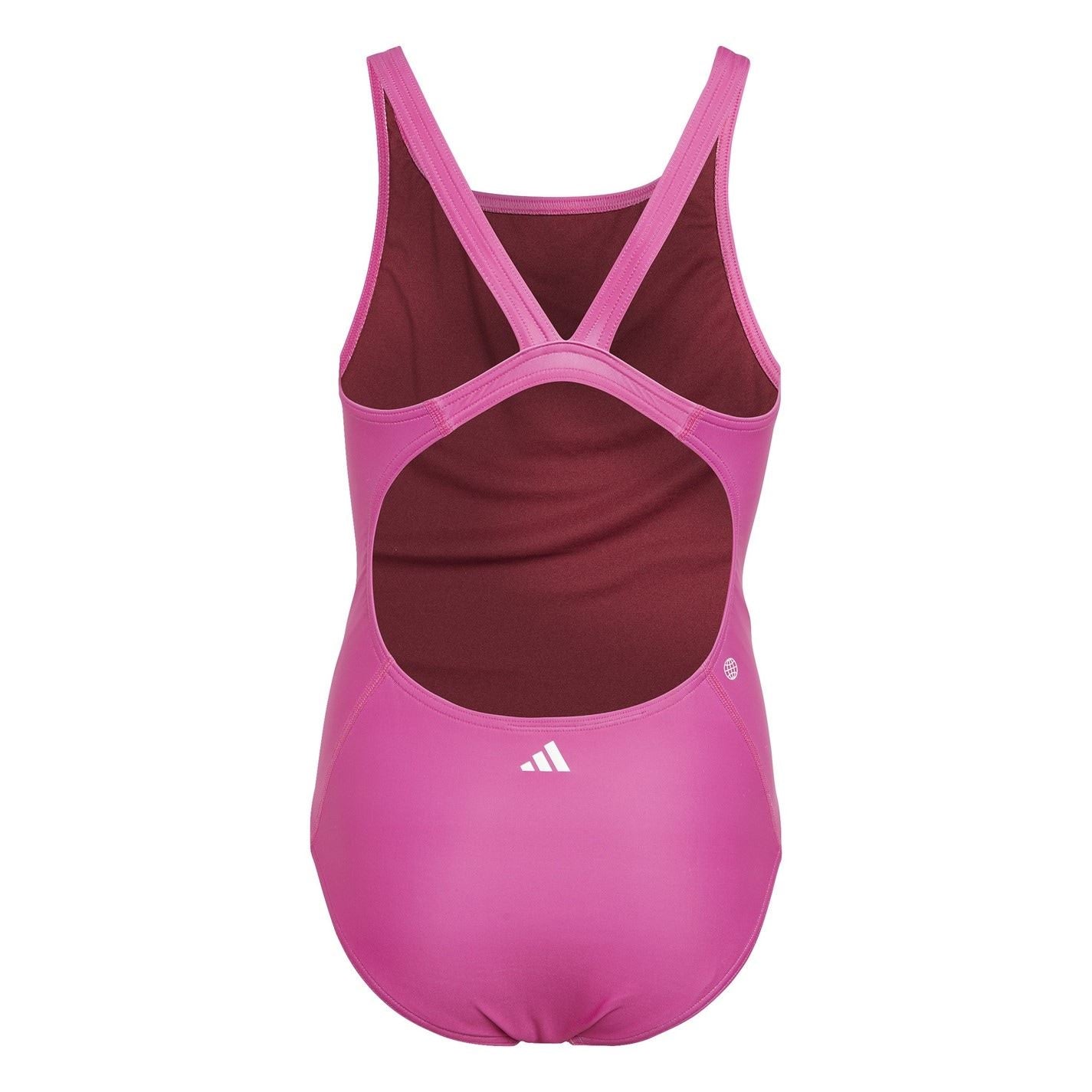 adidas Big Bars Graphic Swimsuit Junior Girls