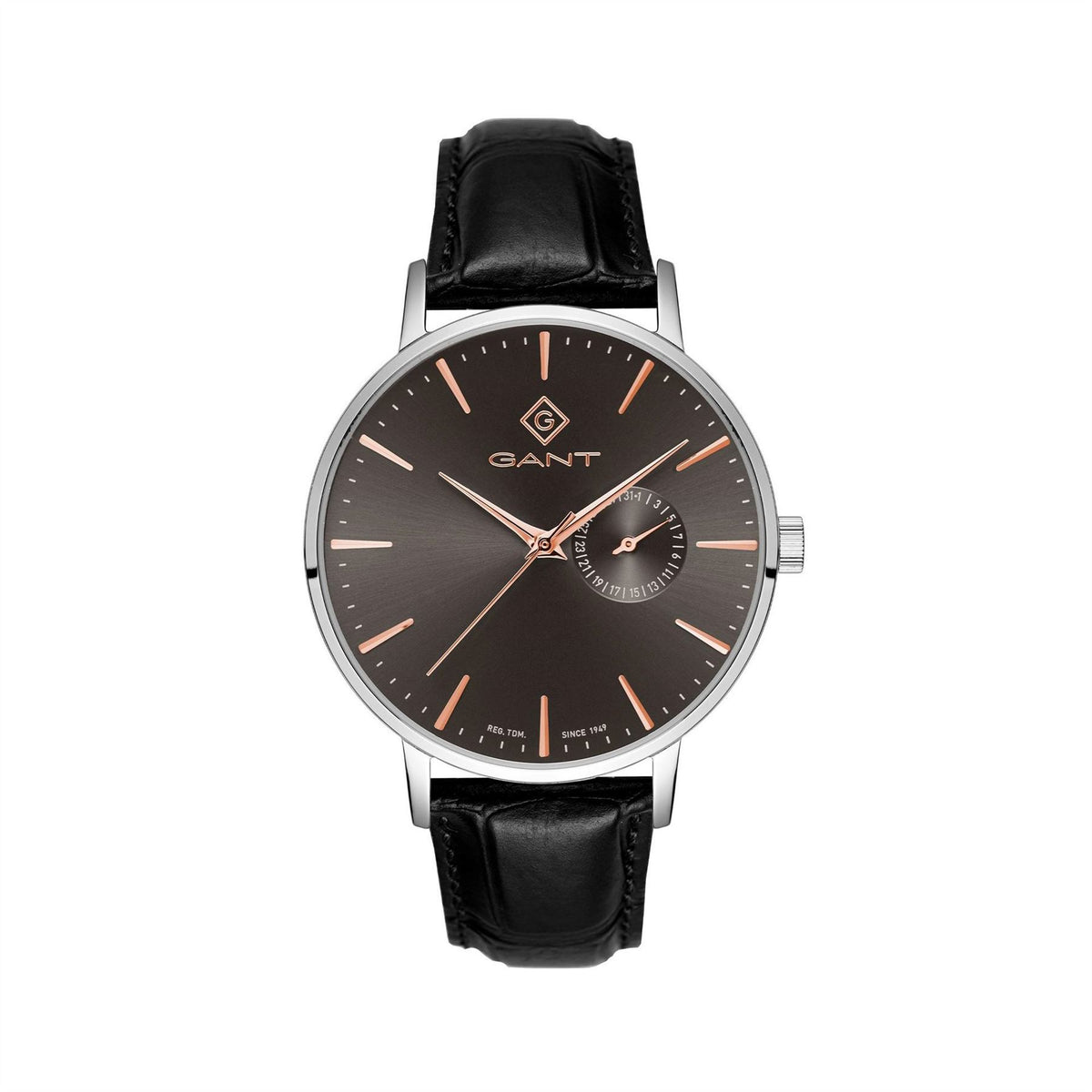 Gant Park Hill Leather Single Wrap Strap Analogue Dress Watch