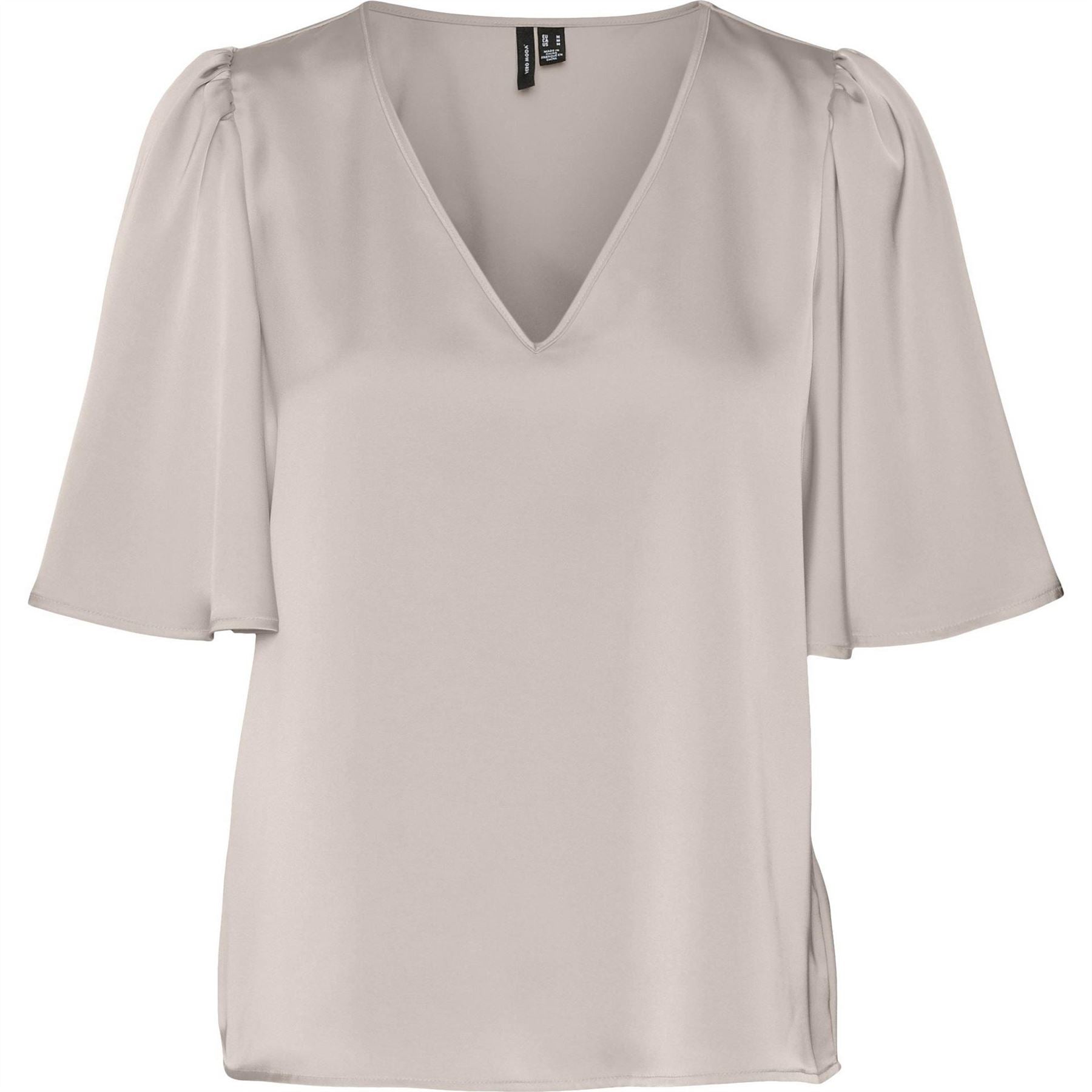 Vero Moda Vm Lovie V Neck Short Sleeve Blouse