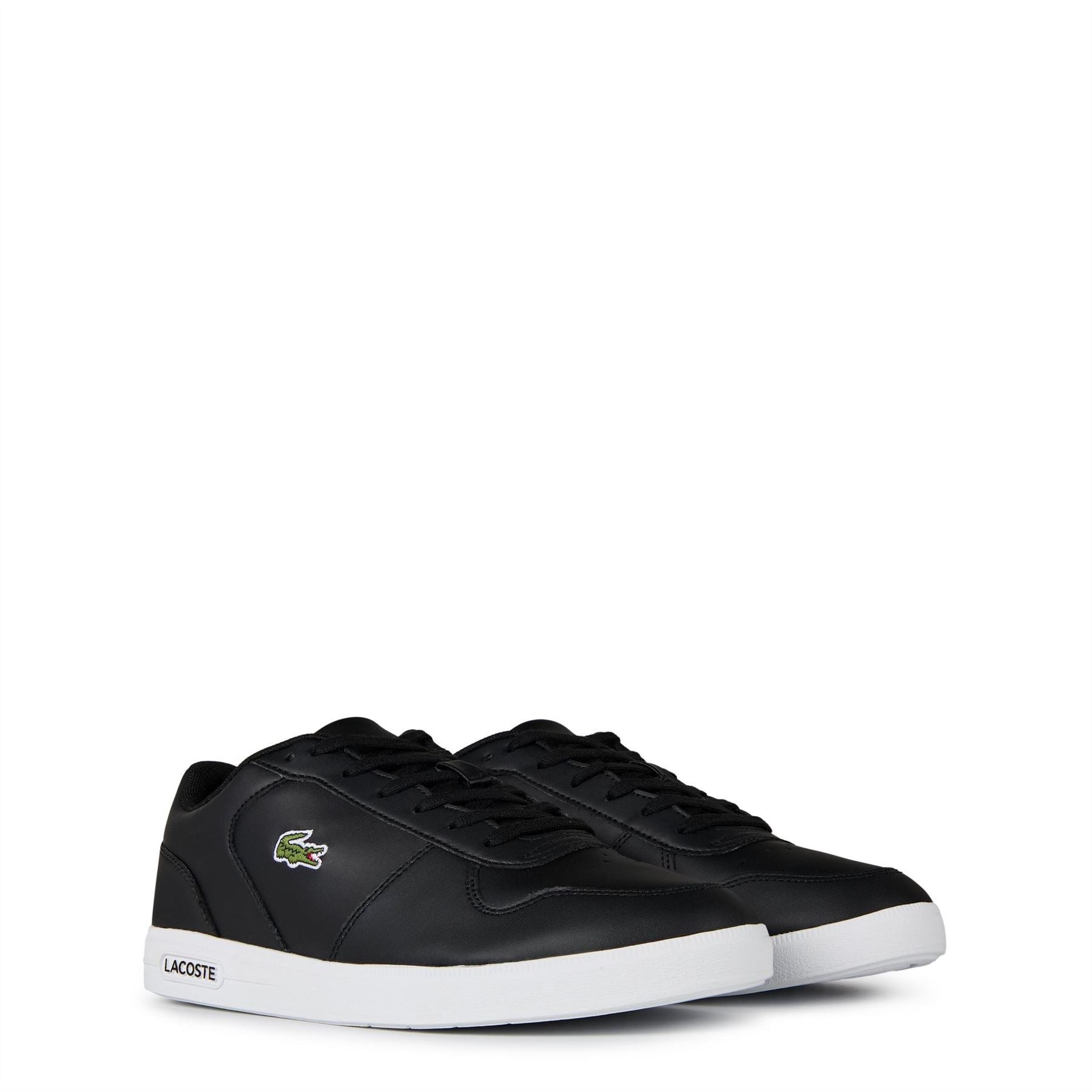 Lacoste T Base Leather Low Top Trainers