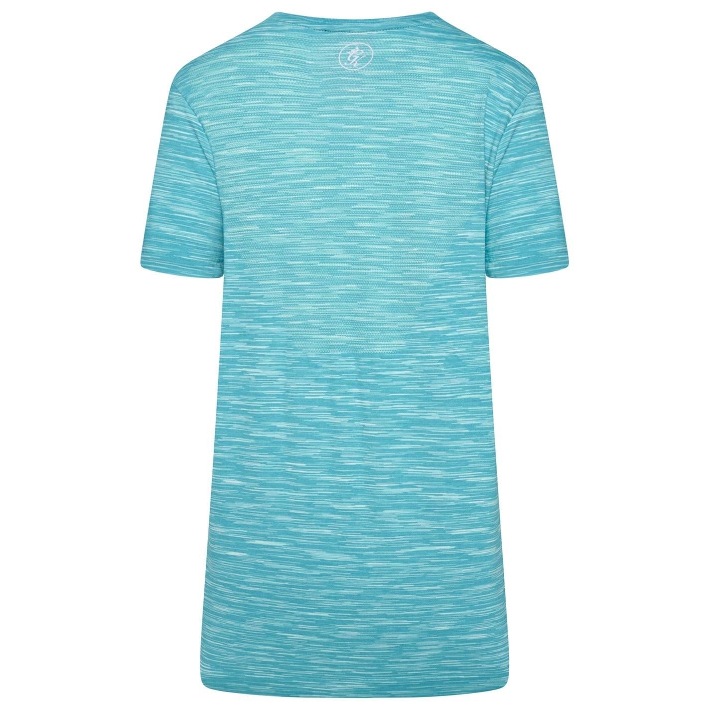 Gym King Energy Seamless Space Dye Tee   Ocean Blue Multi