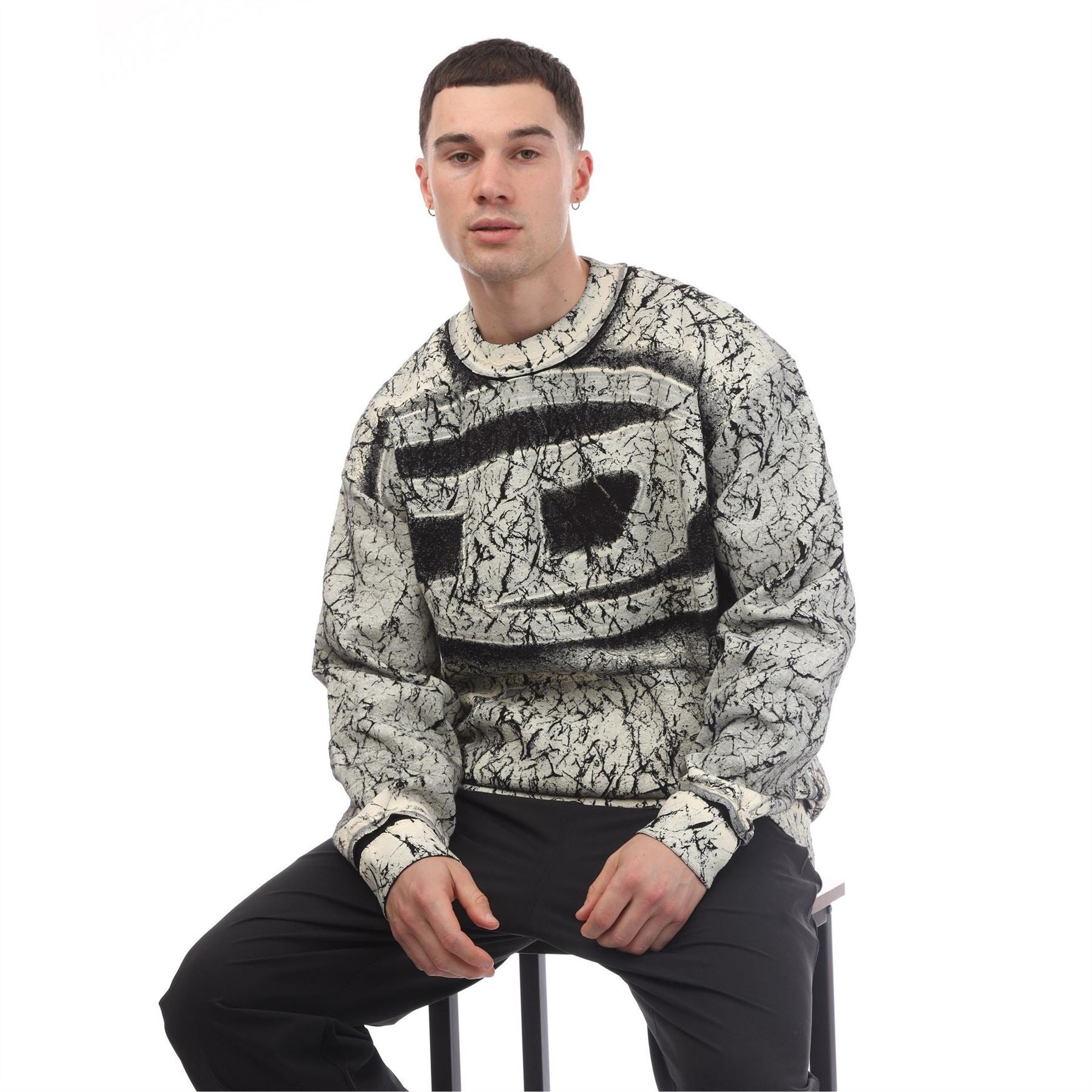 Diesel Macoval Regular Fit Long Sleeve Sweater