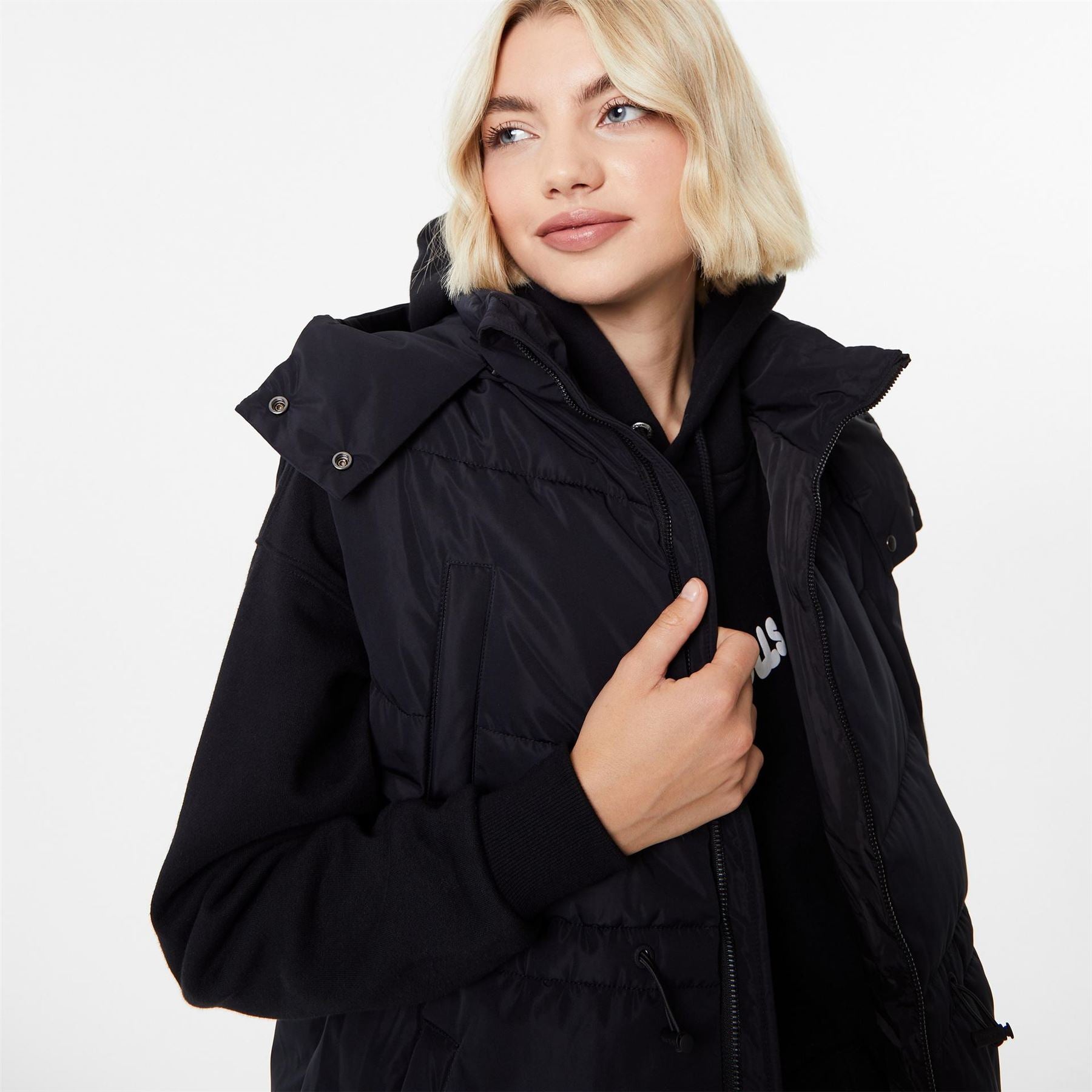 Jack Wills Bungee Waist Padded Gilet
