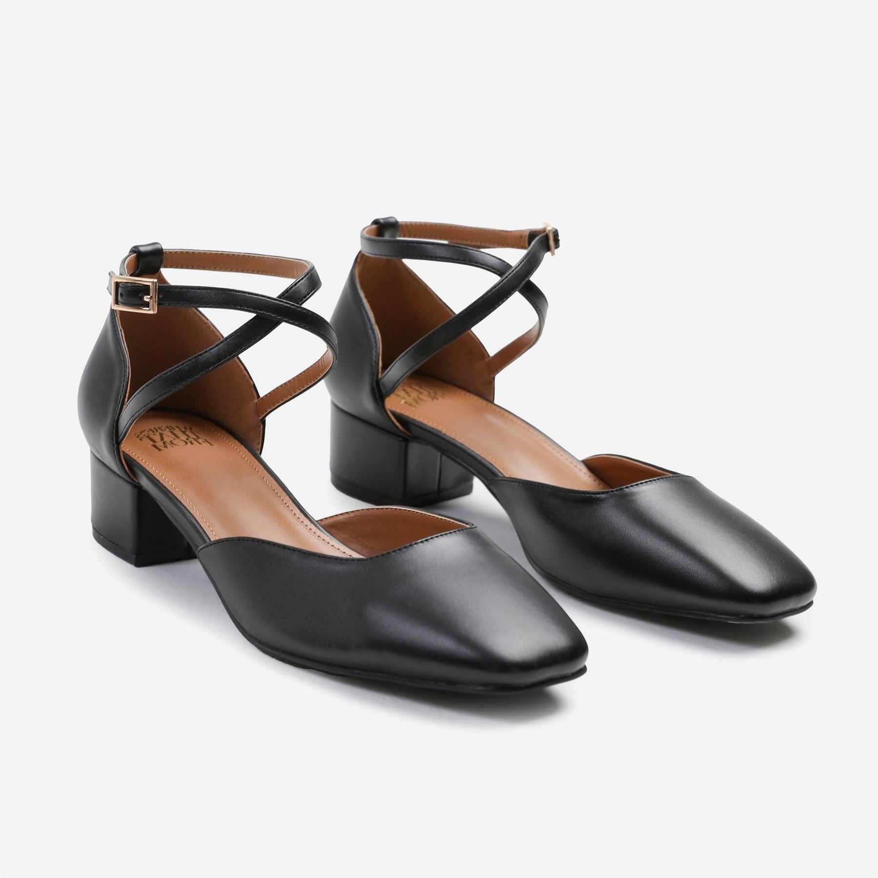 Wheres That From Peru Low Ankle Strap Block Heels Ladies
