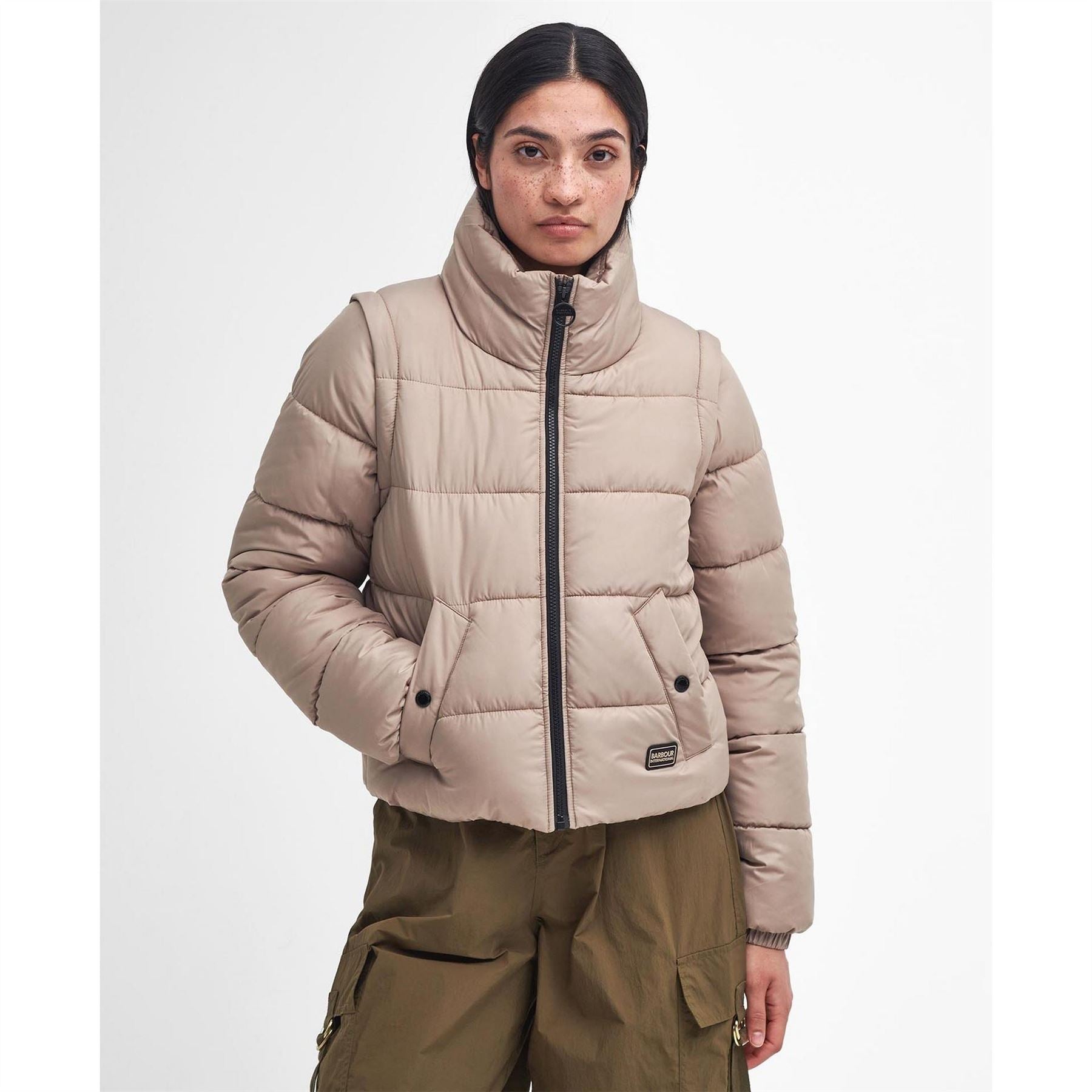 Barbour International Convertible Puffer Jacket