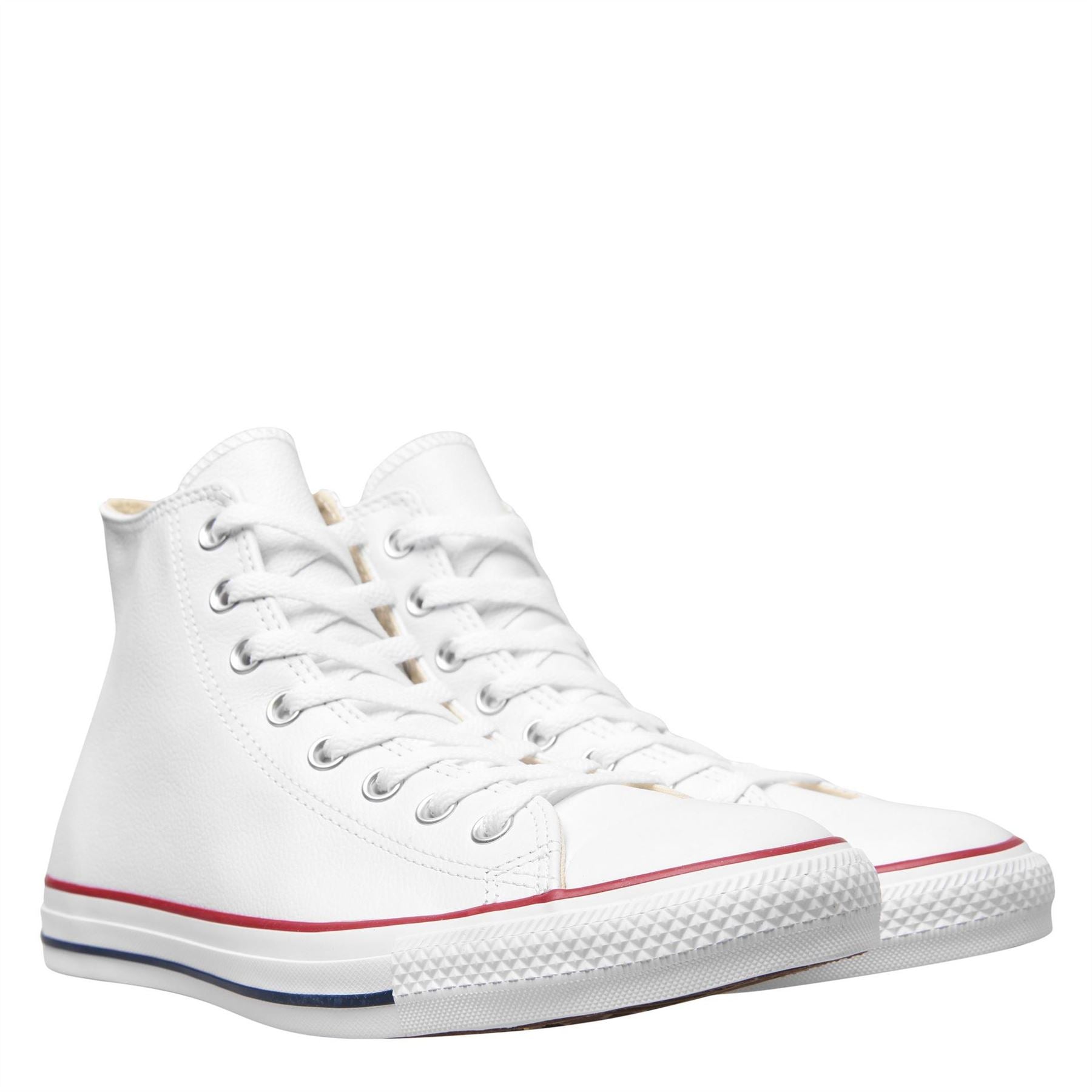 Converse All Star Leather Hi Top Trainers
