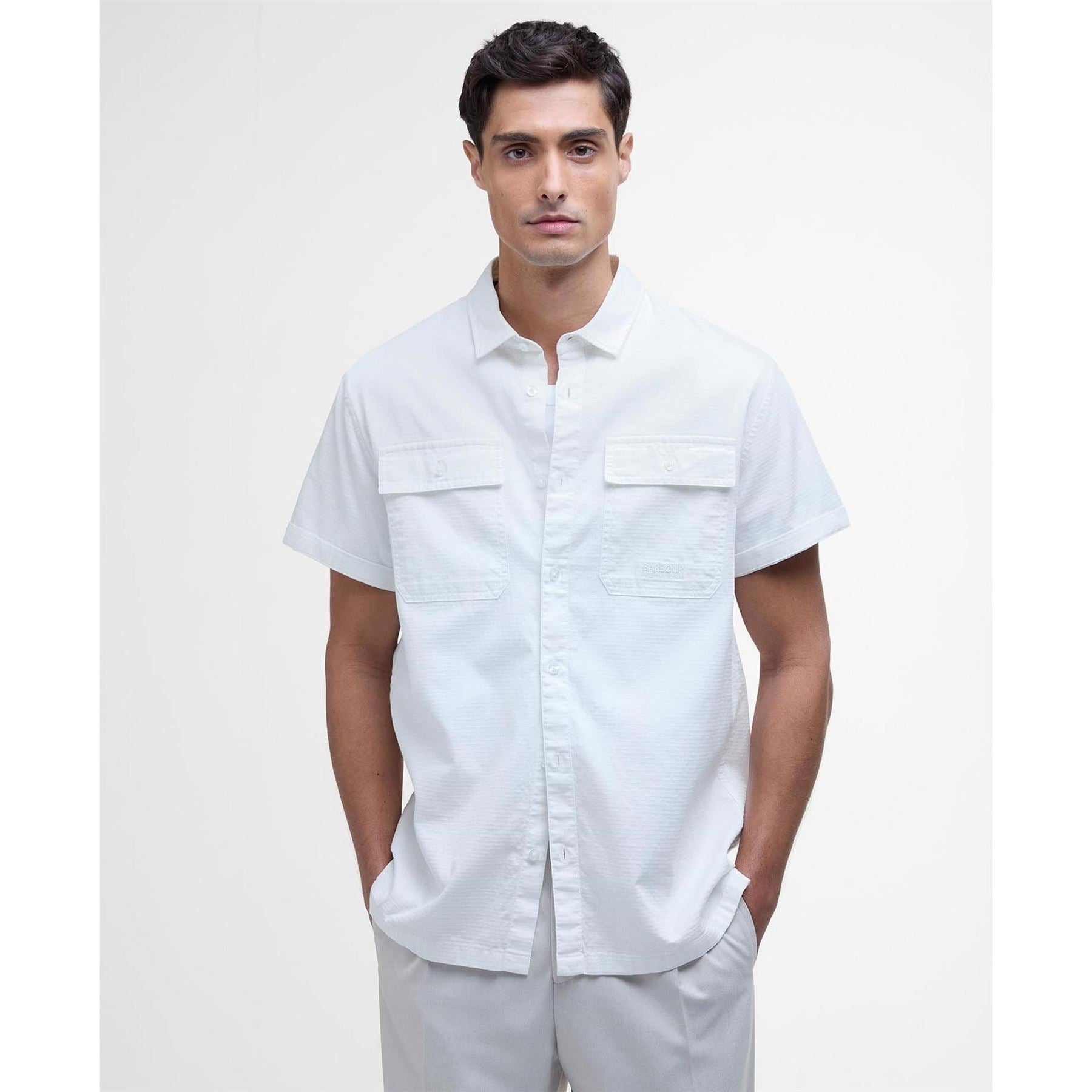 Barbour International Textured Short Sleeve Shirt