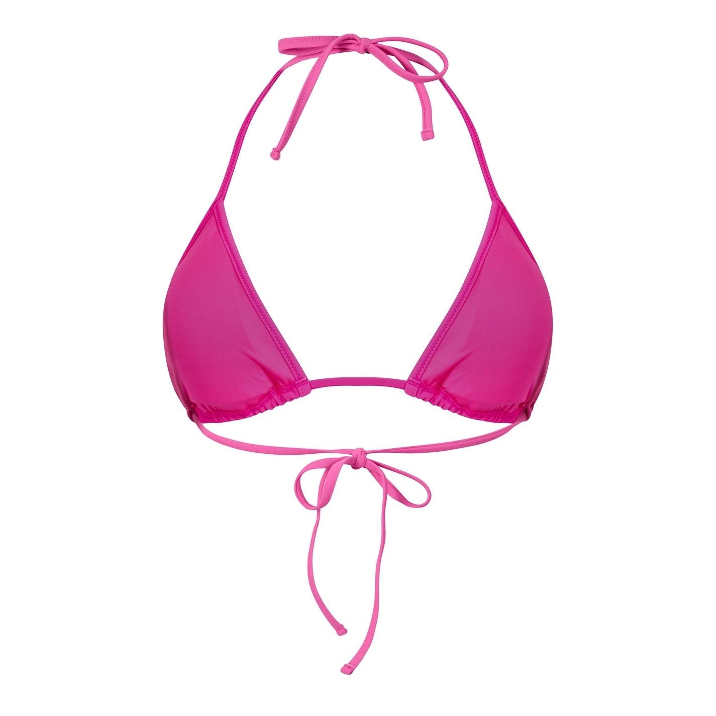 Puma Swim Triangle Bikini Top with Tie Closure