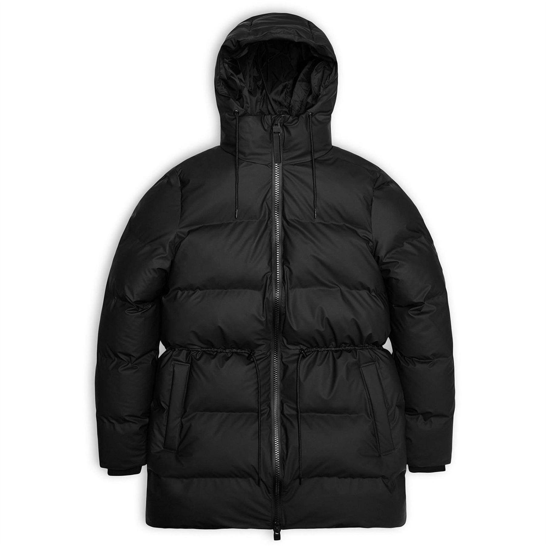 Rains Alta Hooded Long Puffer Jacket