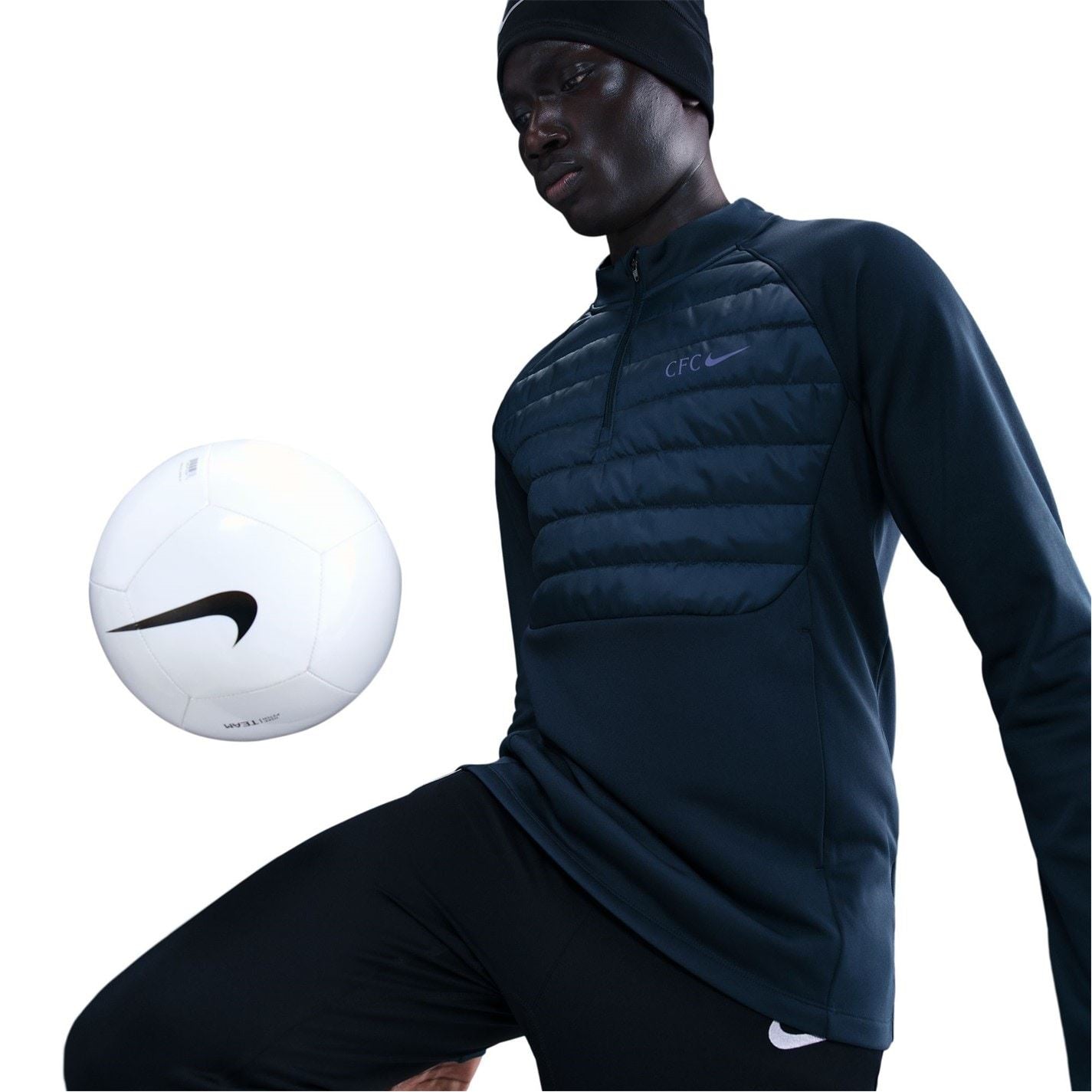 Nike Mens Chelsea Winter Warriors Drill Top