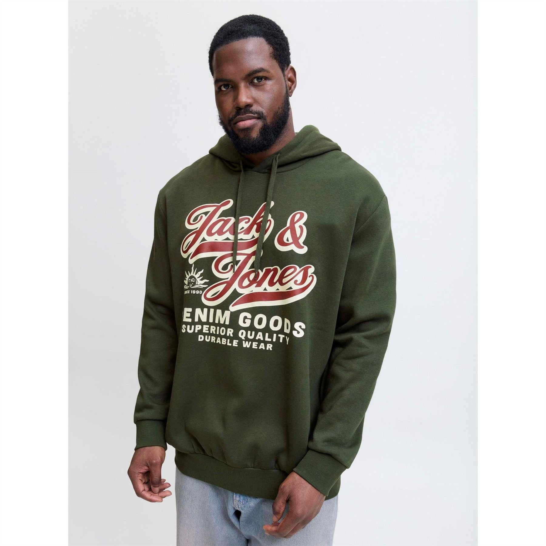 Jack and Jones + 2 Col Hoodie Sn62