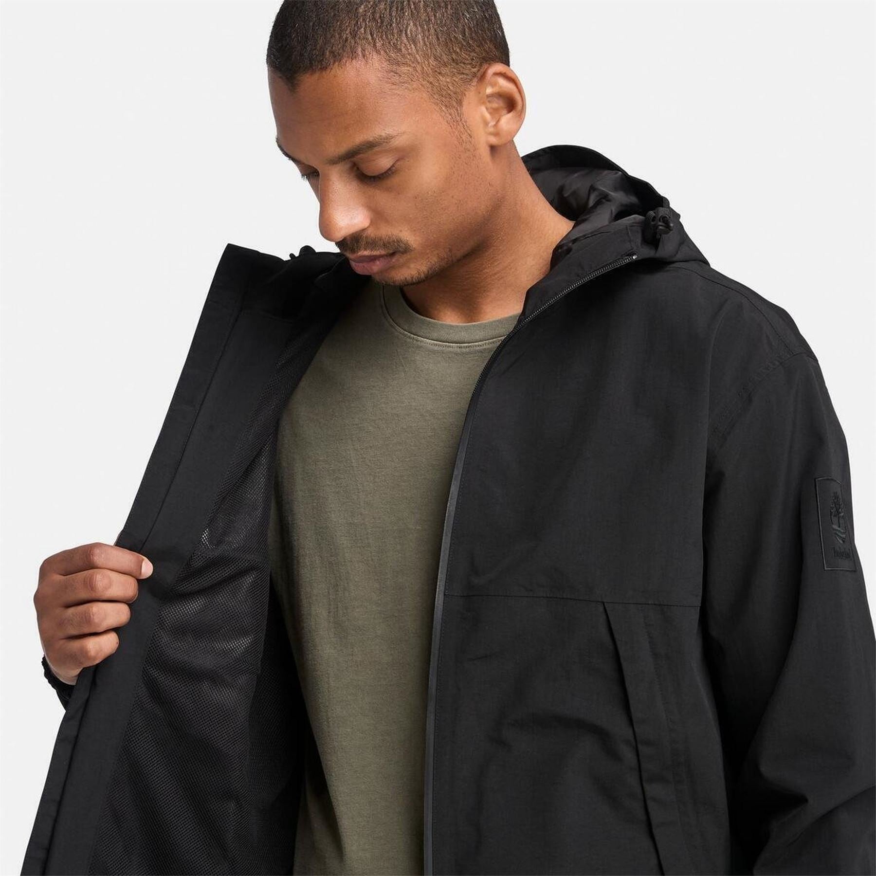 Timberland Winnick Hooded Solid Patterned Parka Coat