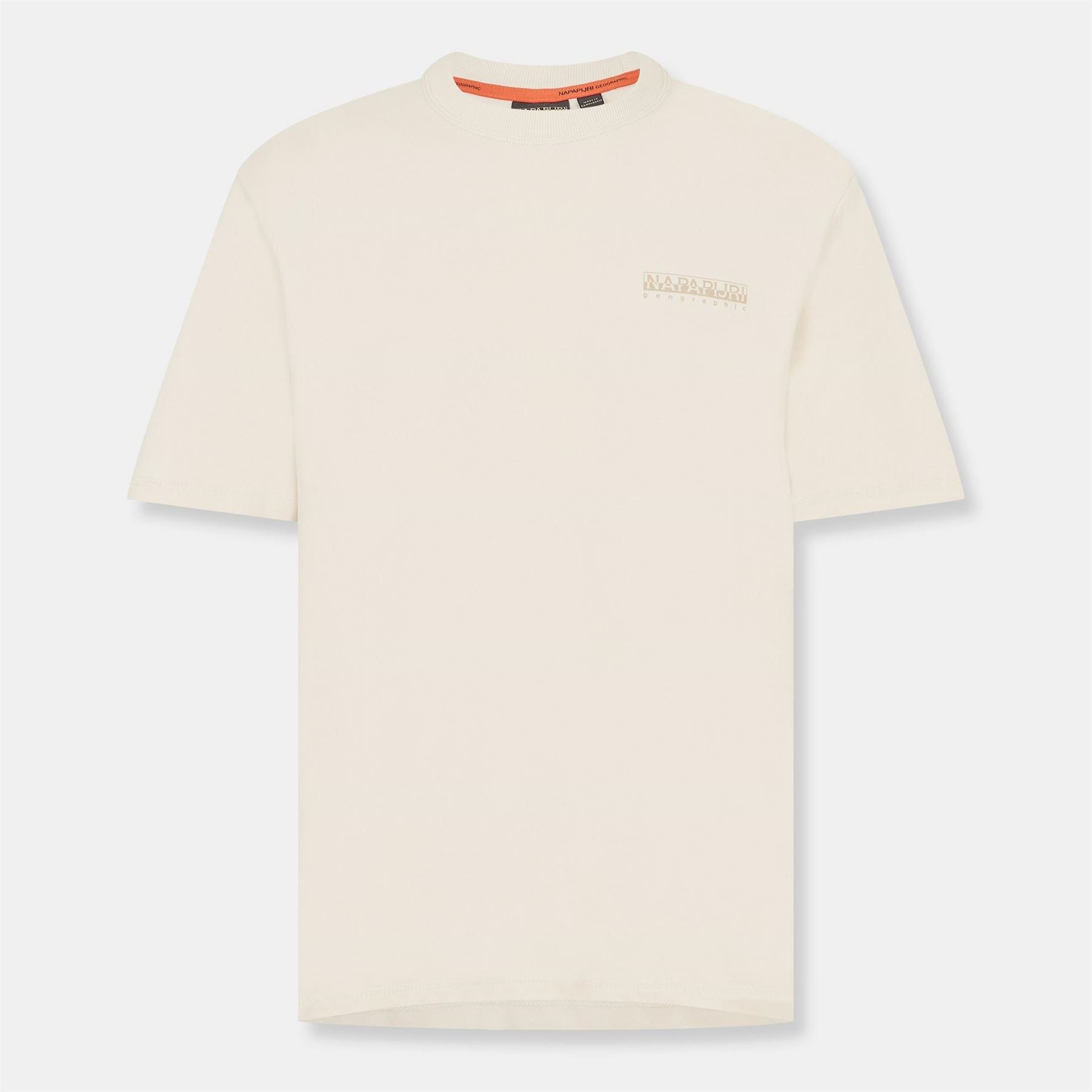 Napapijri Geographic Print Crew Neck Short Sleeve T-Shirt