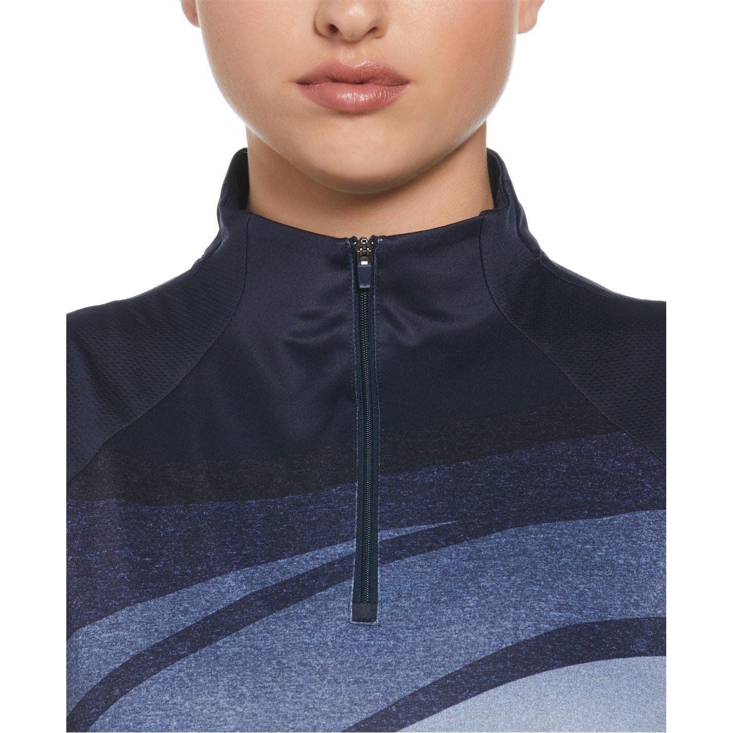 Callaway Quarter Zip Heritage Polo Shirt Ladies