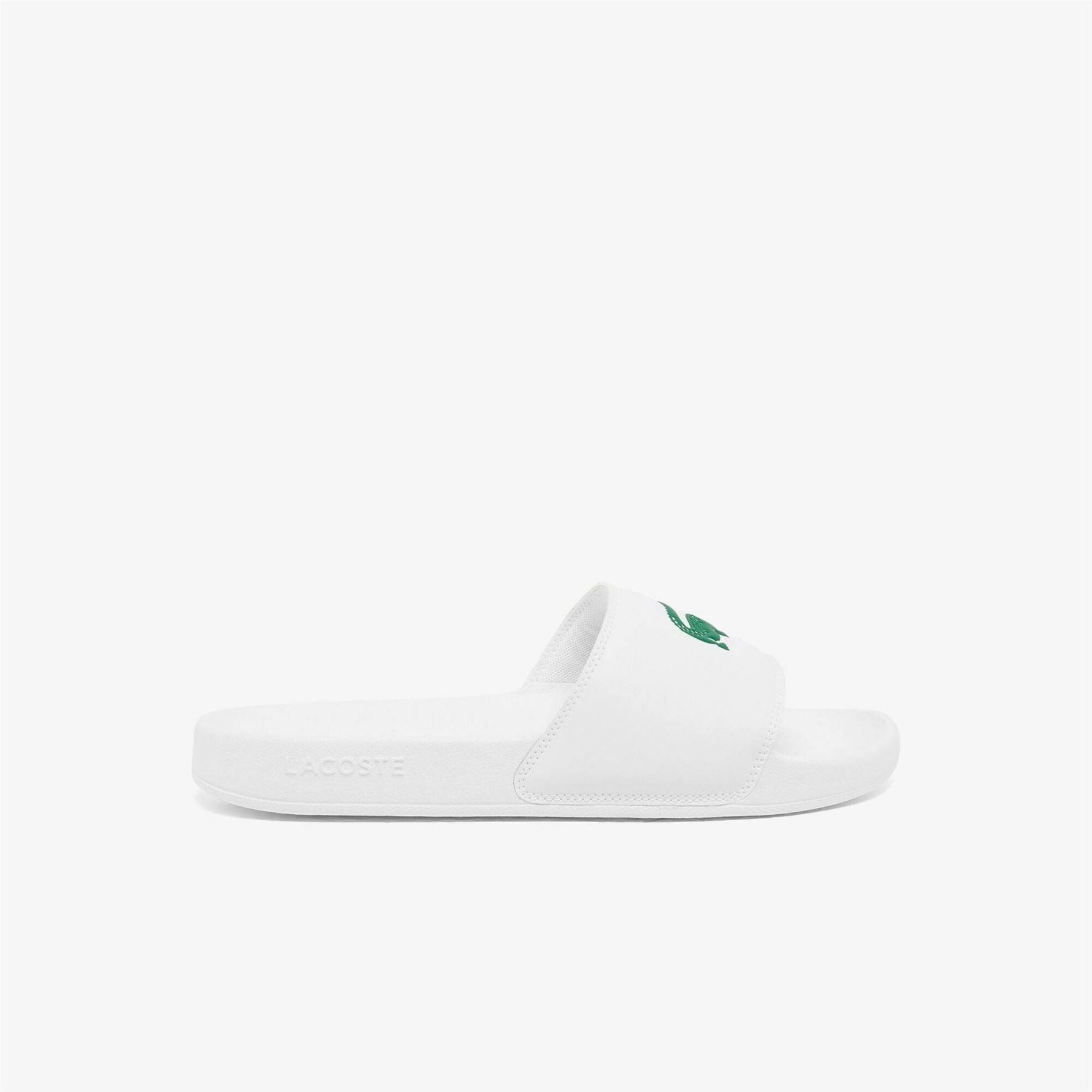 Lacoste Serve Crocodile Print Slide Mules