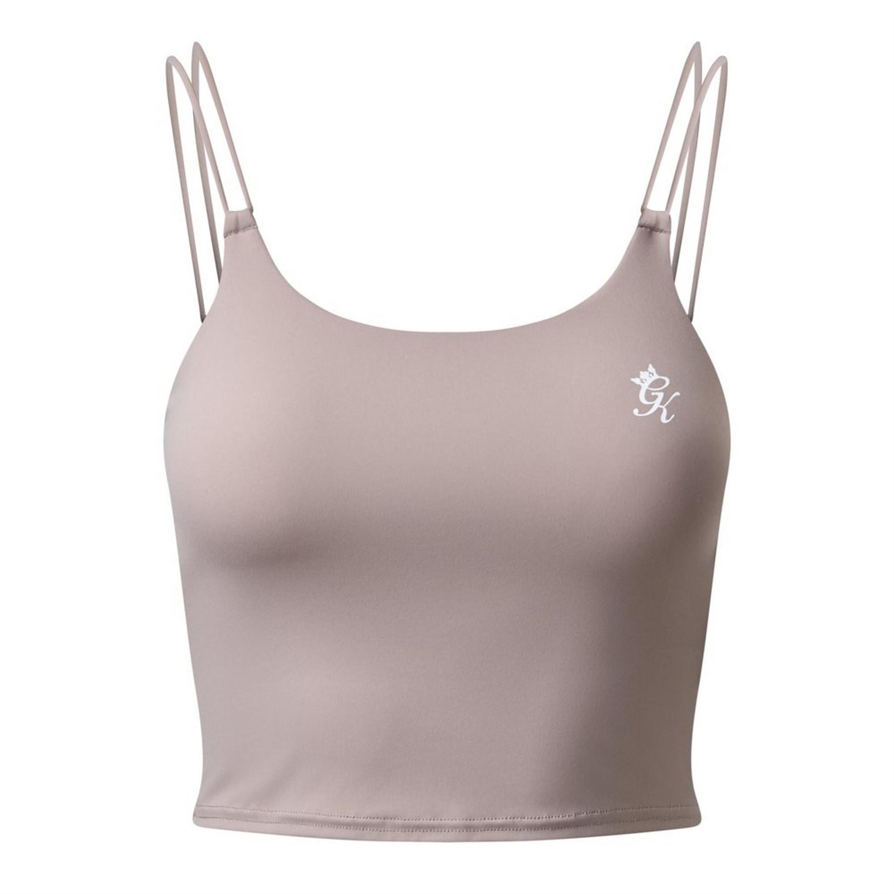 Gym King King 365 Long Line Tank   Taupe