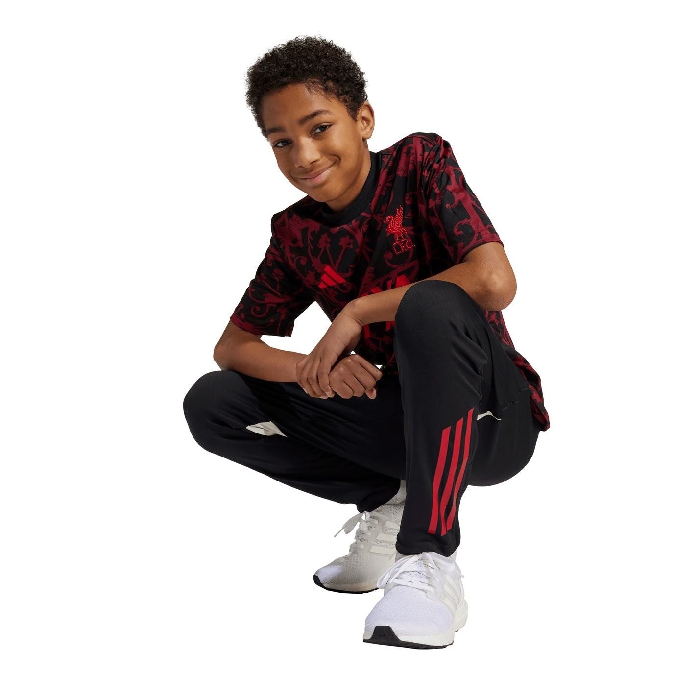 adidas Liverpool Pre Match Shirt 2025 2026 Juniors