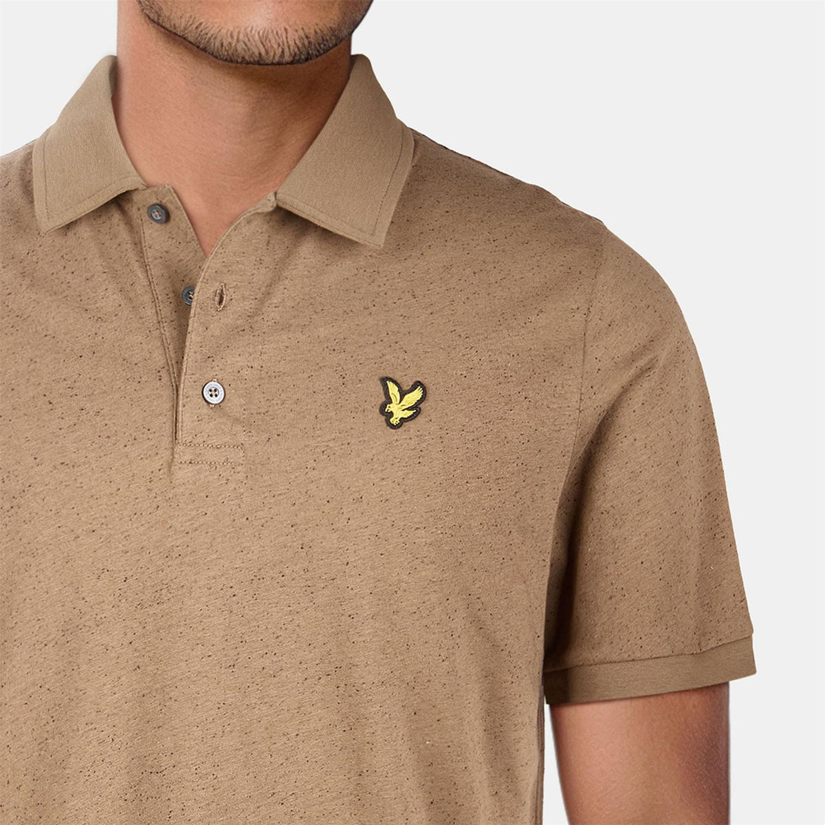 Lyle and Scott Donegal Regular Fit Short Sleeve Shirt