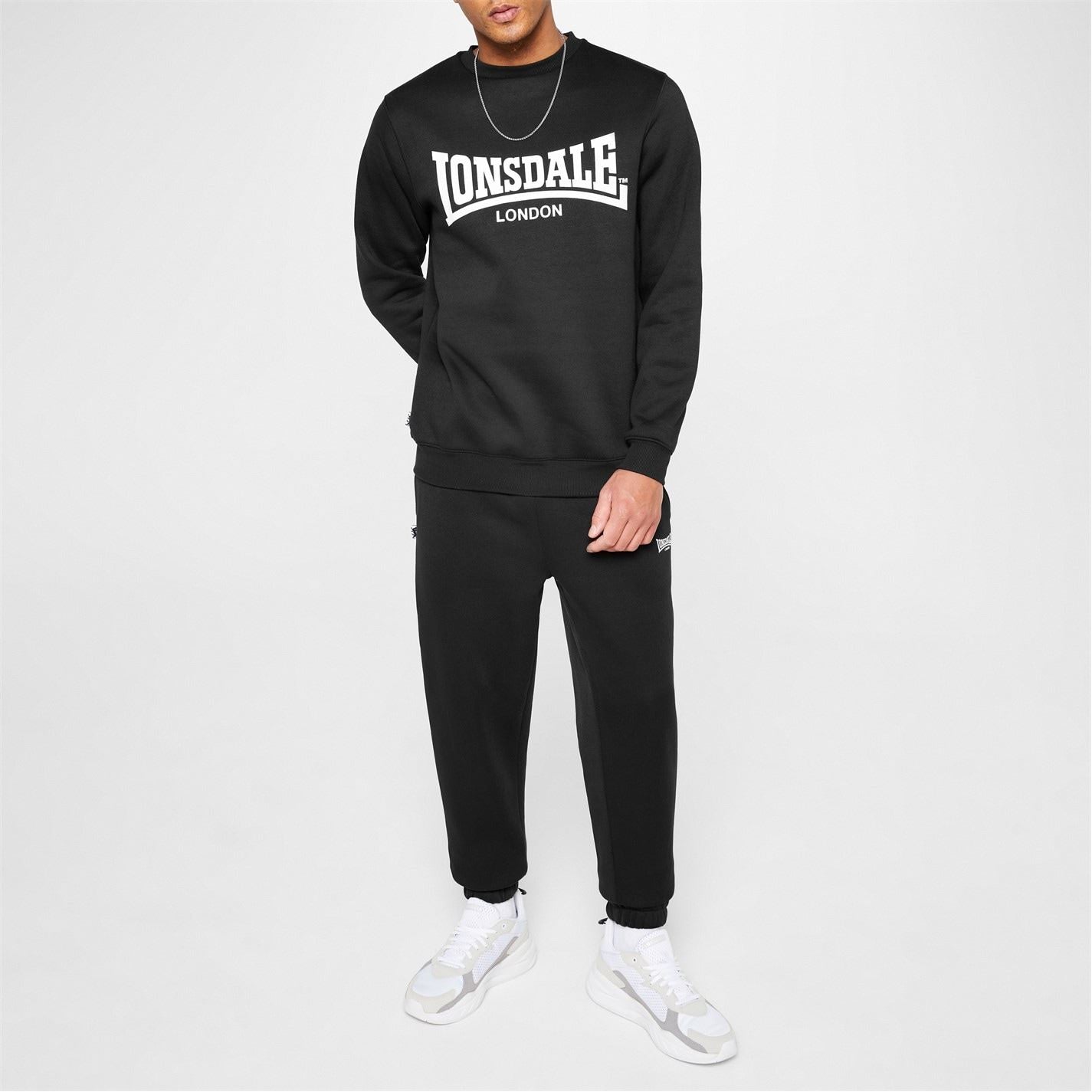 Lonsdale Mens Essential Crew Sweater