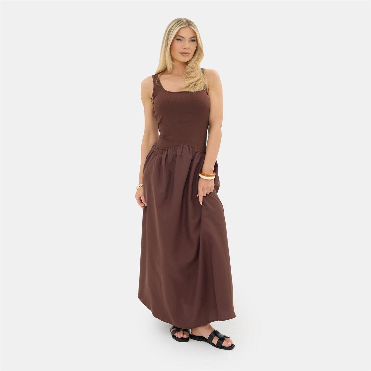 I Saw It First Woven Maxi Dress