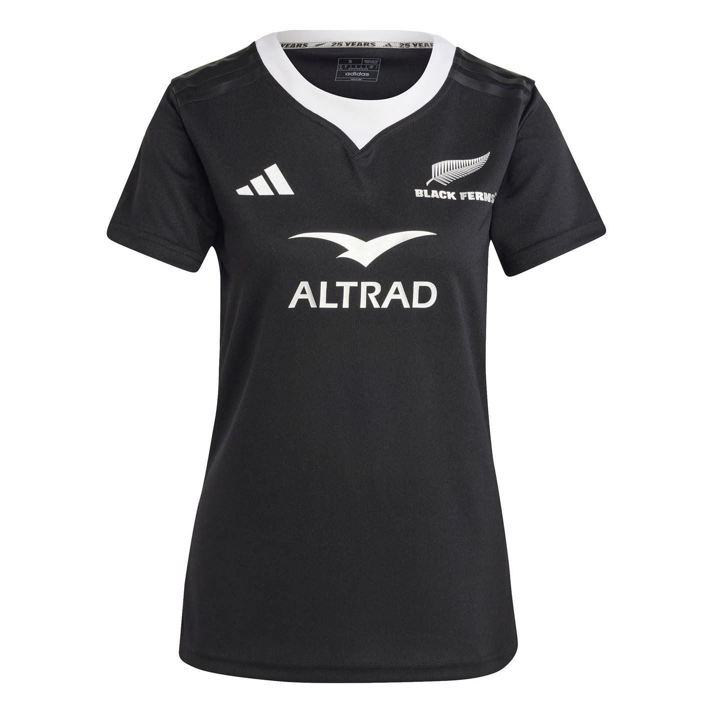 adidas Womens Black Ferns Home Shirt 2024