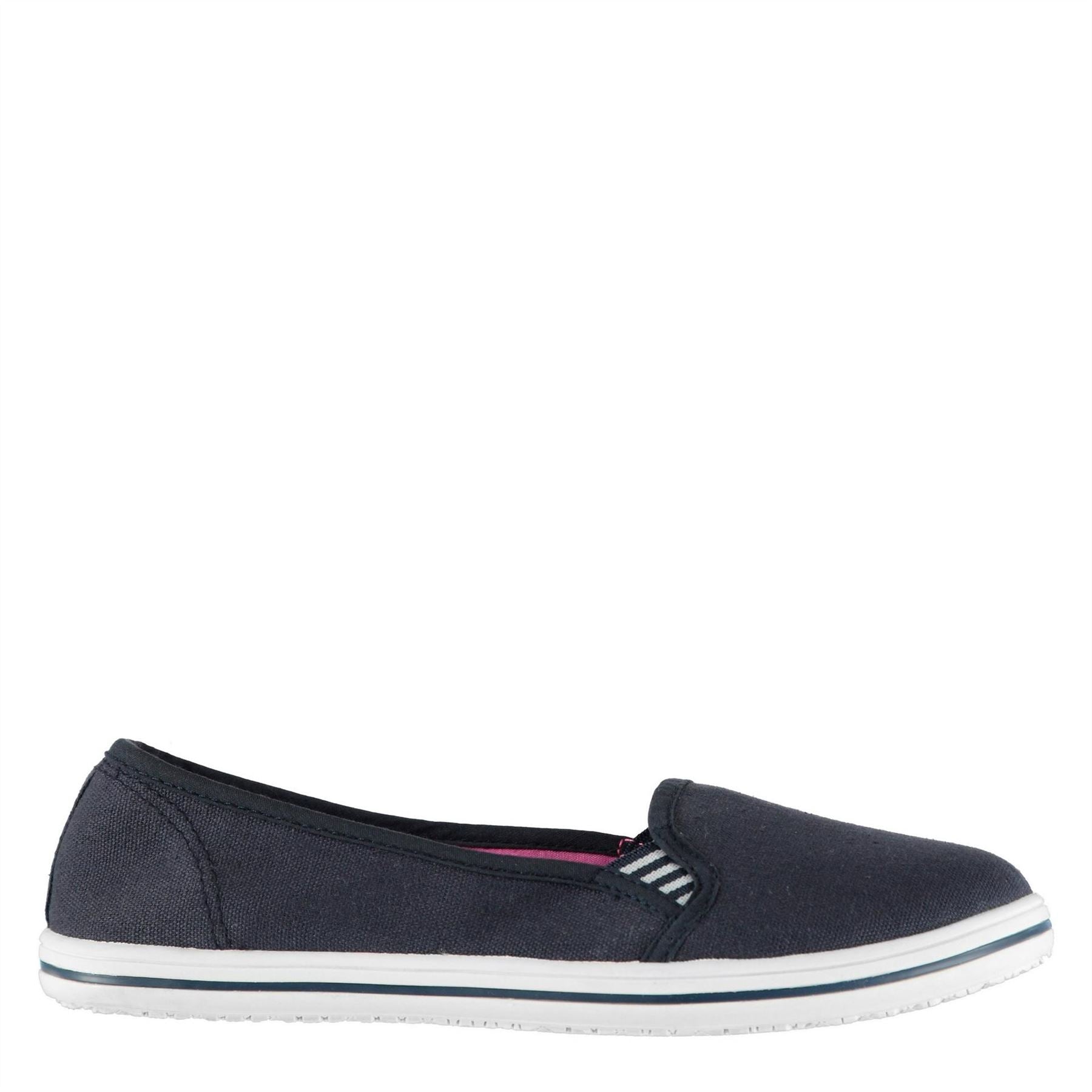 Slazenger Ladies Canvasas Slip On Shoes