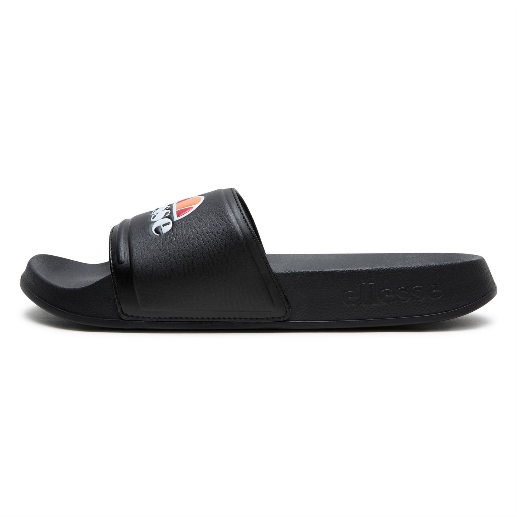 Ellesse Filipp Logo Print Open Toe Slides
