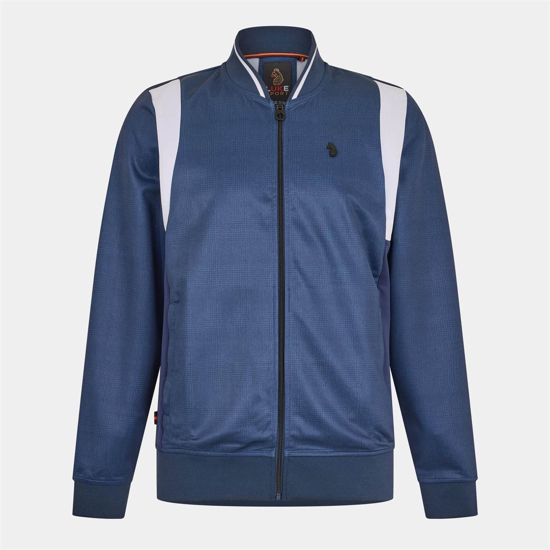 Luke Regular Fit Hooded Neck Bomber Collar Sweatshirt