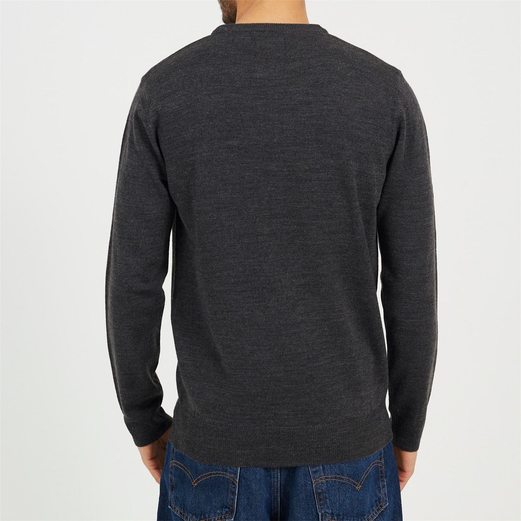 Brave Soul Crew Neck Regular Fit Long Sleeve Sweater