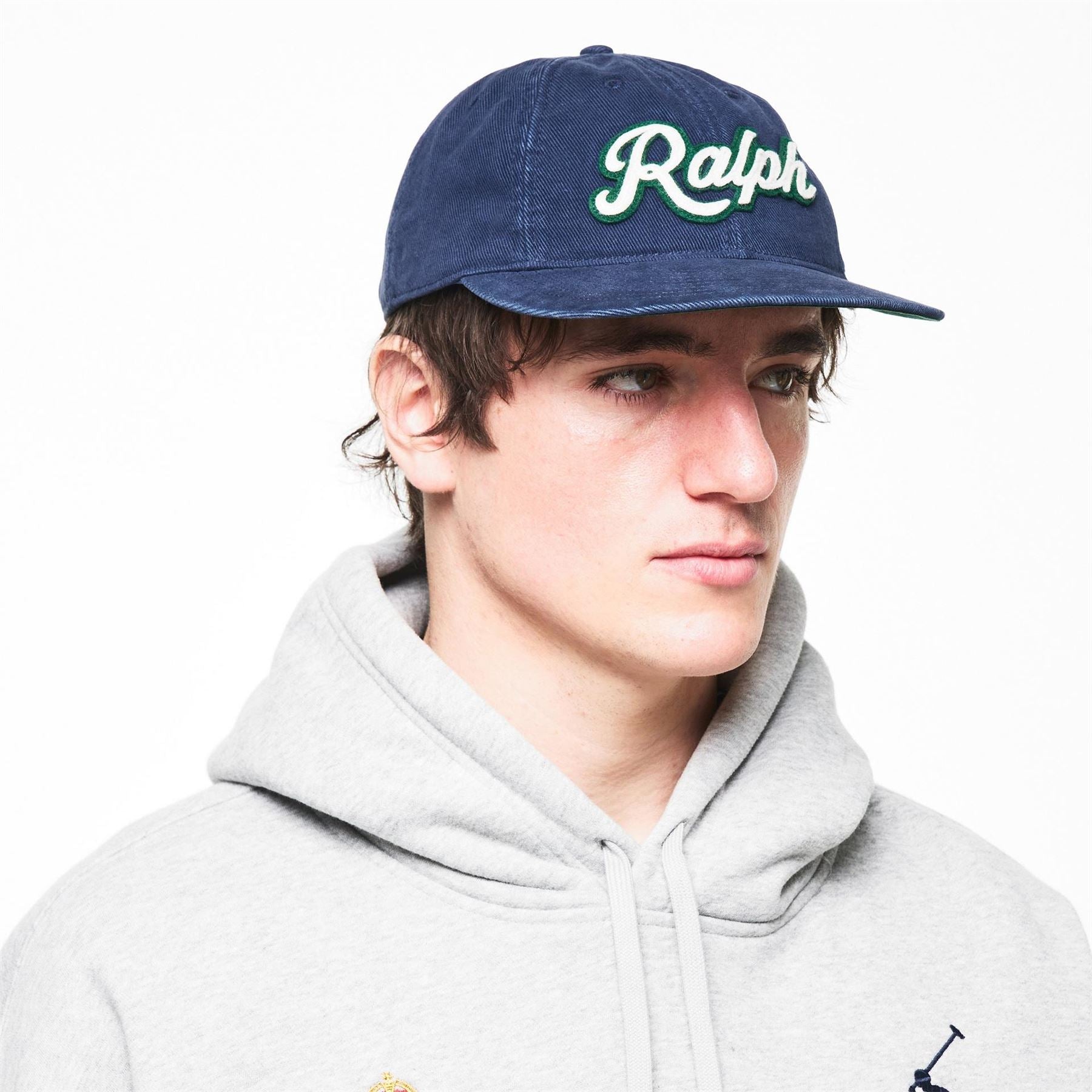 Polo Ralph Lauren Felt Patch Logo Lettering Baseball Cap