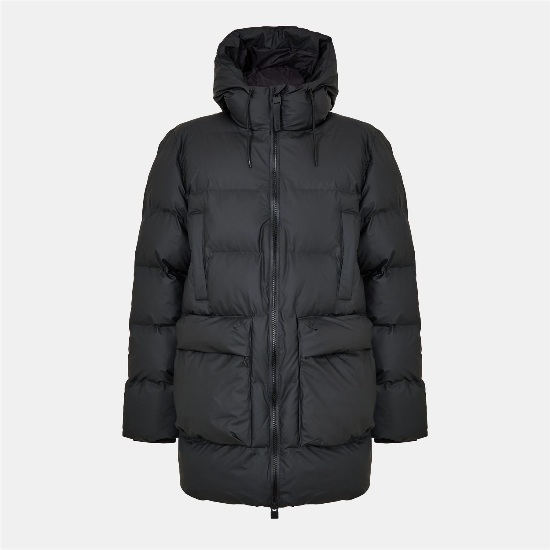 Rains Long Puffer Cargo Jacket
