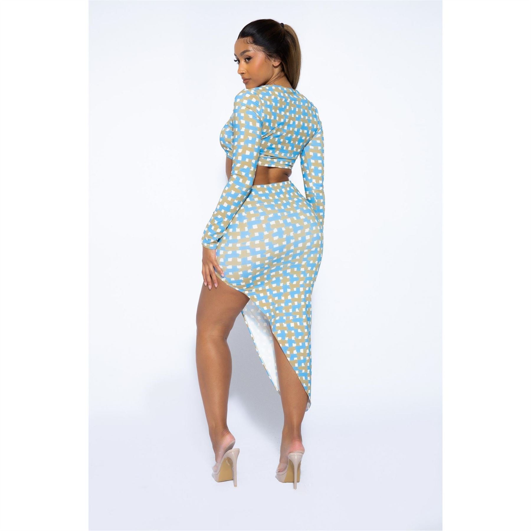 Honeyz Slit Bodycon Skirt