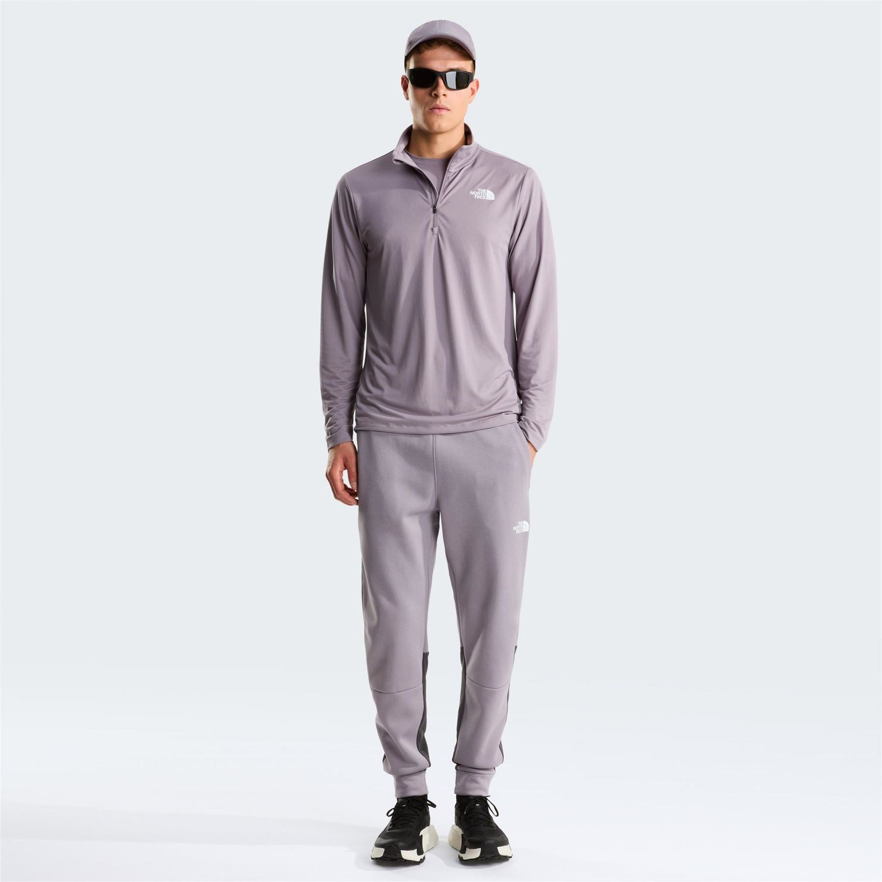 The North Face Mist Regular Fit Long Sleeve Zip Neck T-Shirt