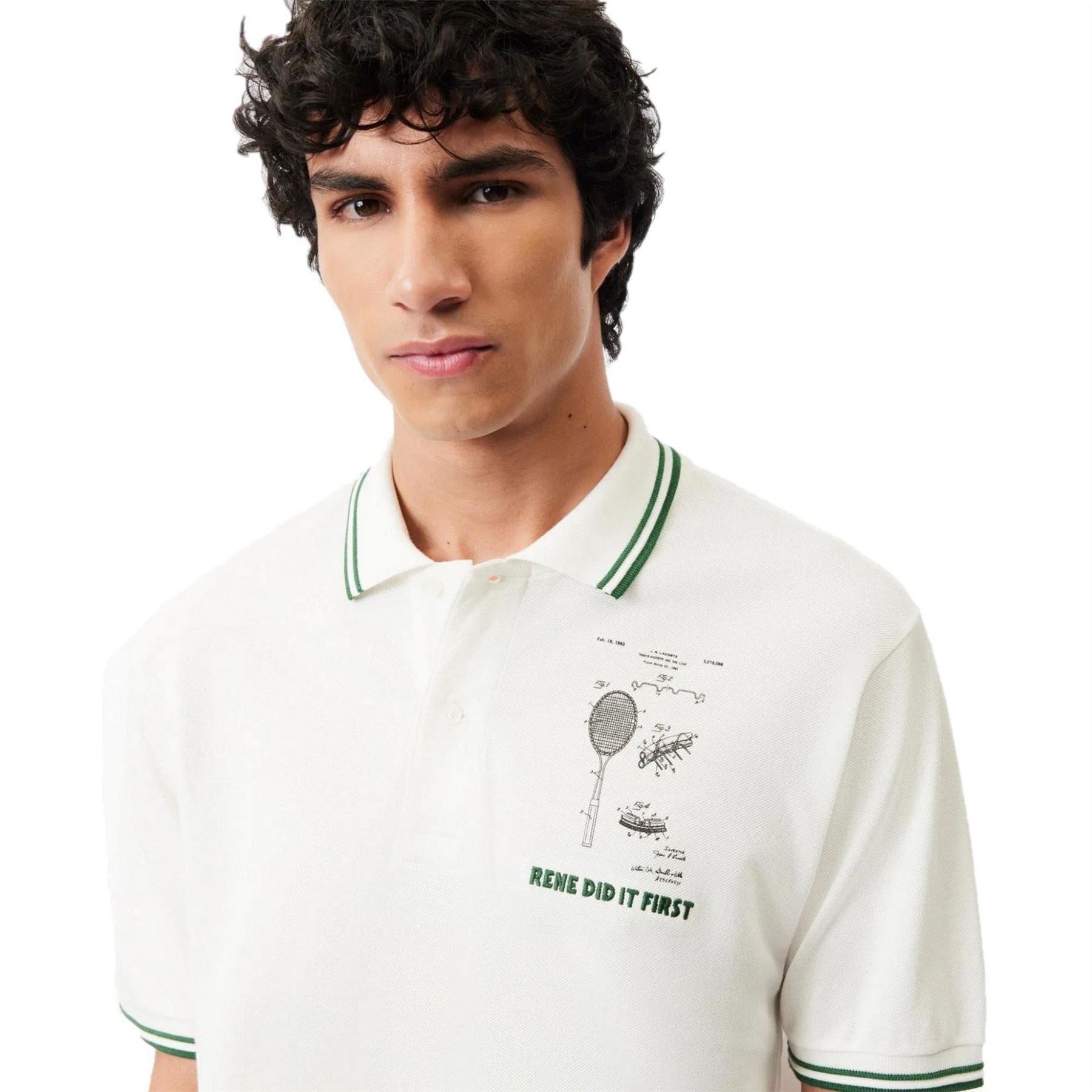 Lacoste Regular Fit Lettering Polo Shirt