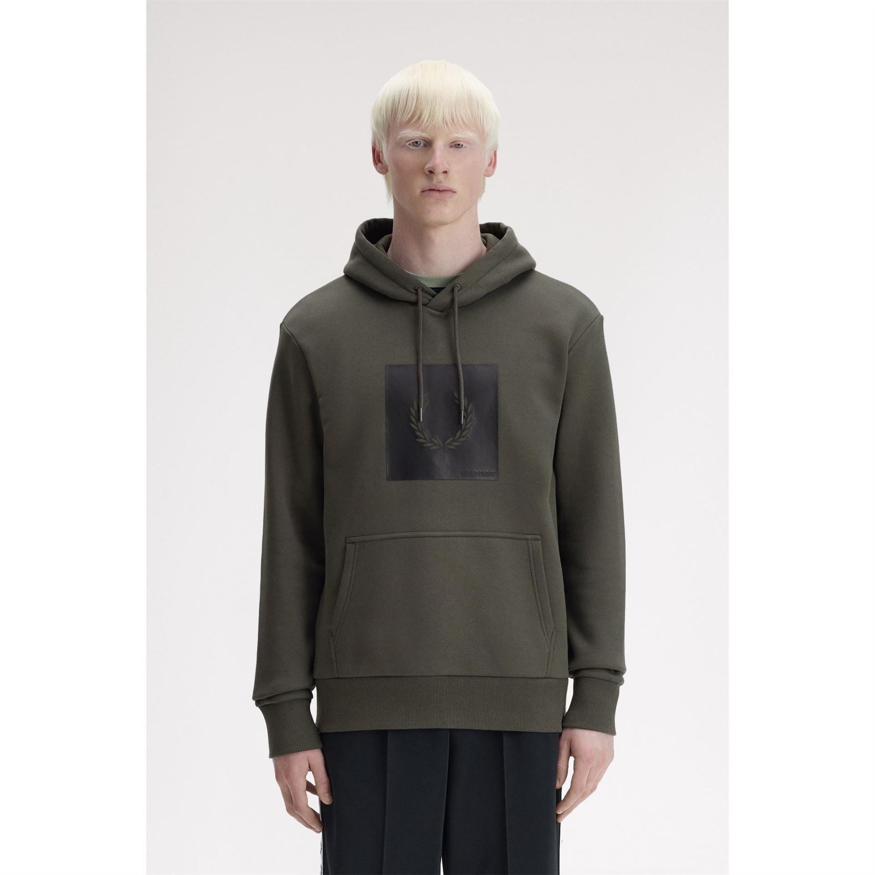 Fred Perry Box Graphic Pull Over Hoodie