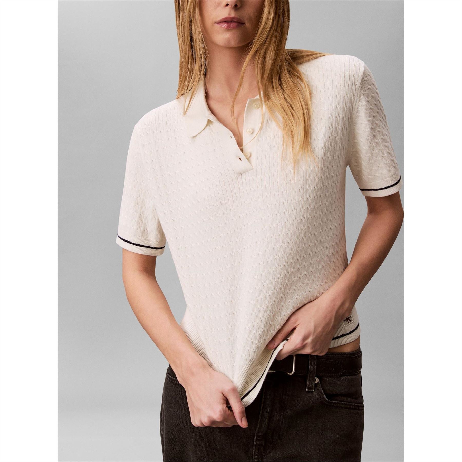 Calvin Klein Jeans Short Sleeve Polo Shirt