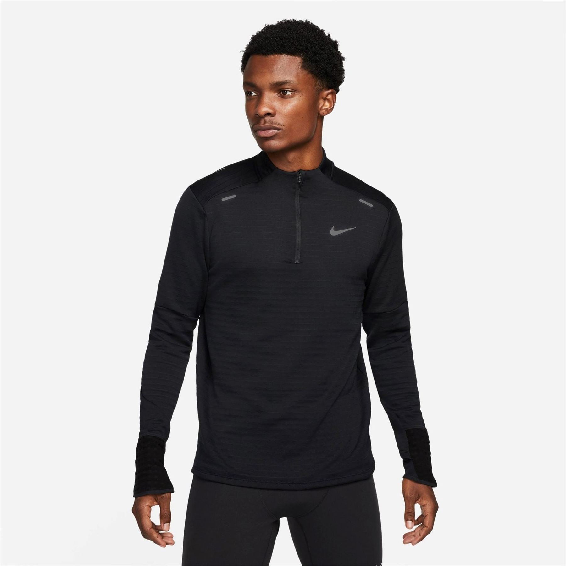 Nike Mens Therma Fit Repel Element 1 4 Zip Running Top