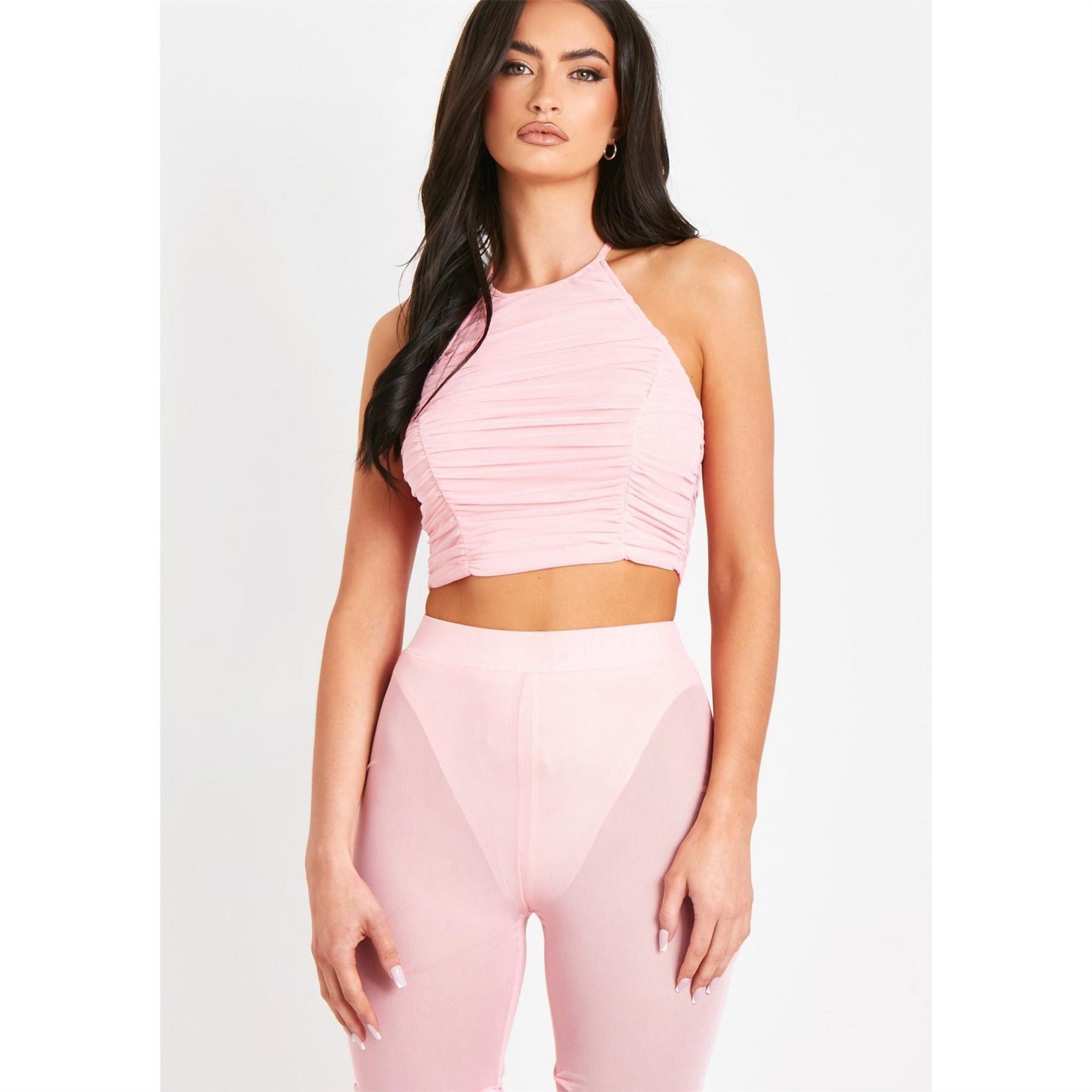 Missy Empire Halter Neck Ruched Top