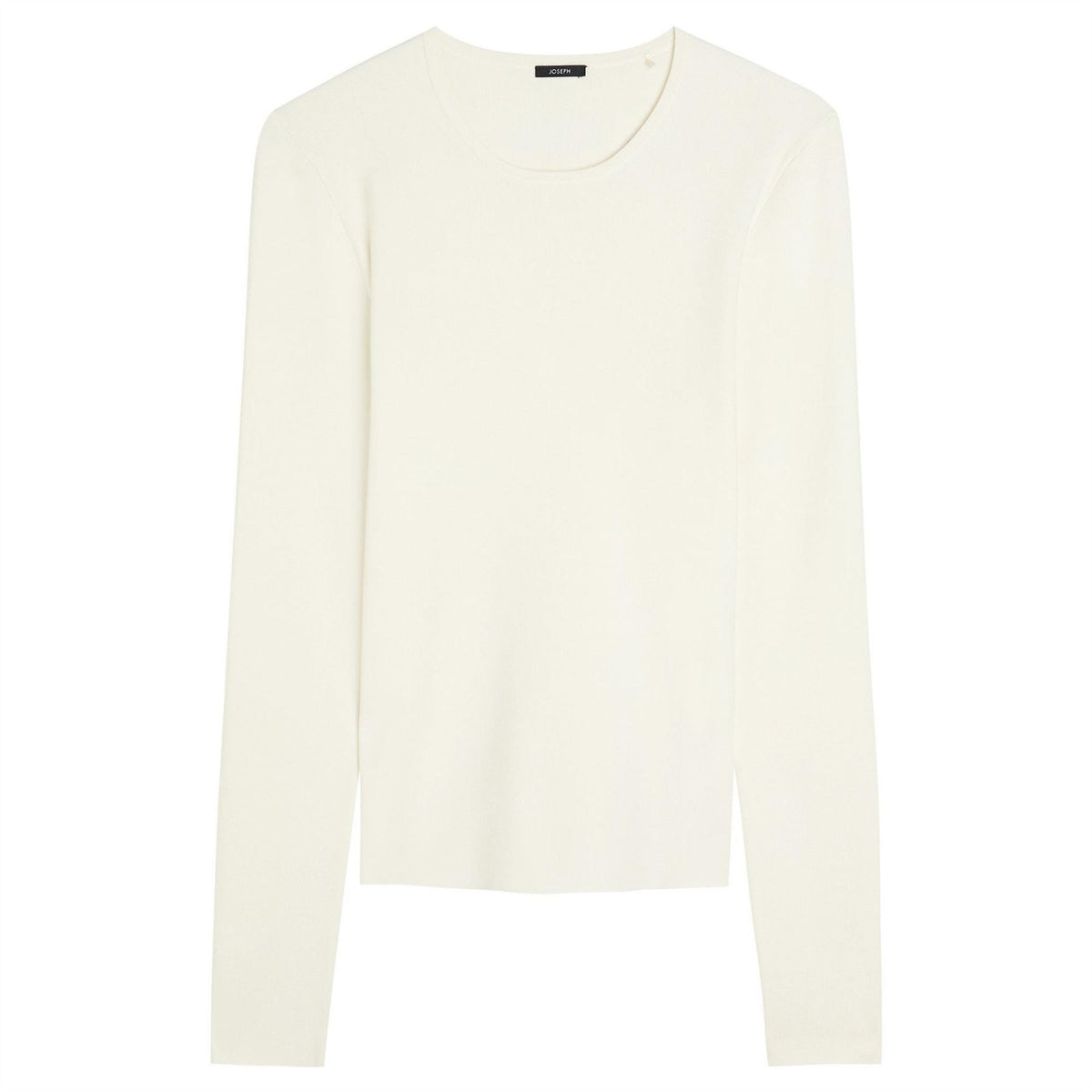 Joseph Rd Nk Ls Silk Stretch