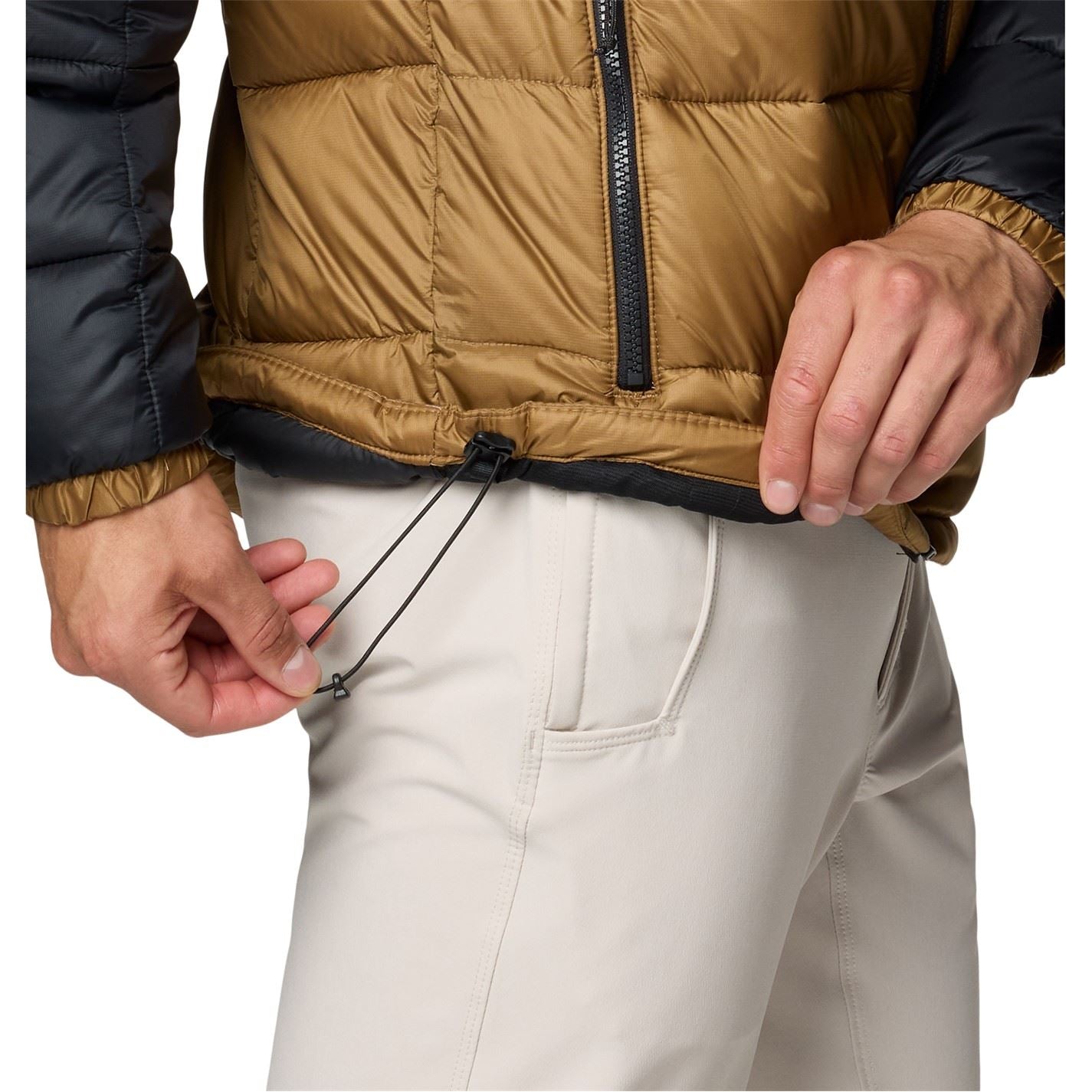 Columbia Buck Butte Hooded Solid Patterned Puffer Jacket