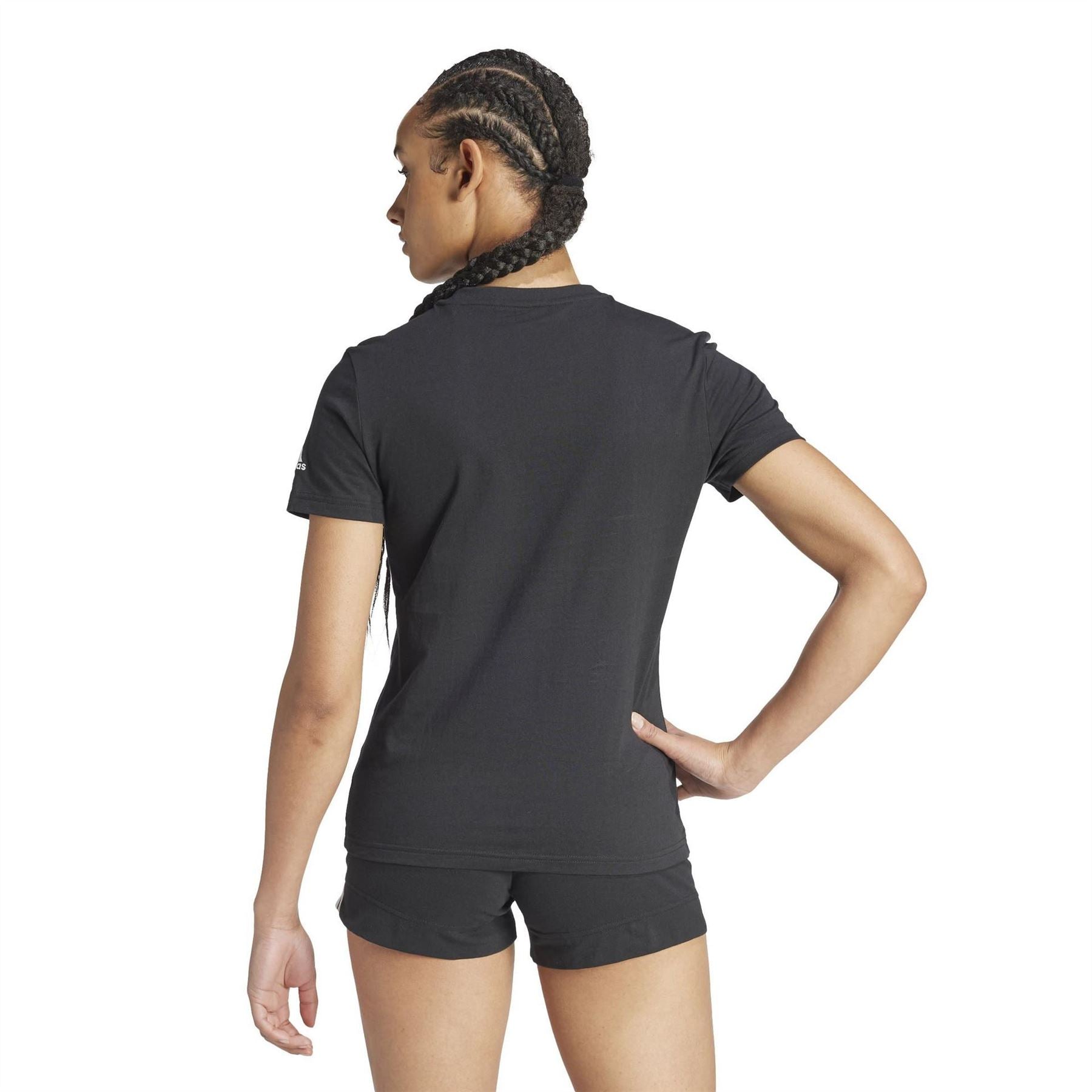 adidas Womens Essentials Slim Logo T-Shirt